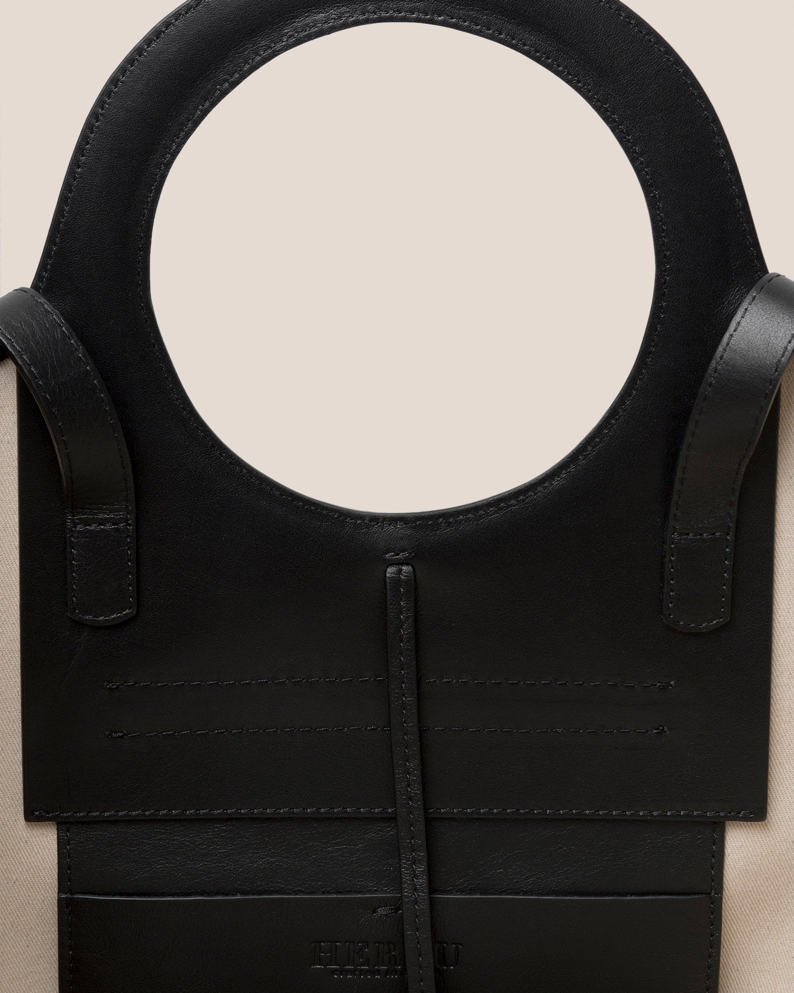Hereu Hot Sale CALA L - Leather-trimmed Canvas Tote Bag - Women|Men