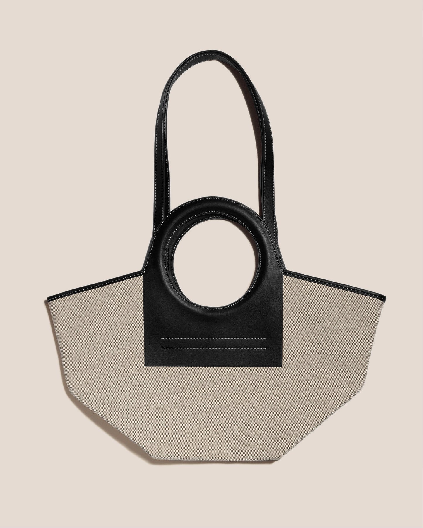 Hereu On sale CALA S - Leather-trimmed Canvas Tote Bag - Women|Men
