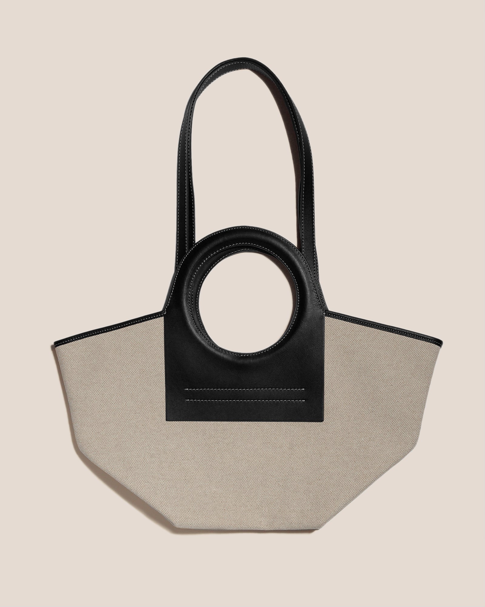 Hereu On sale CALA S - Leather-trimmed Canvas Tote Bag - Women|Men