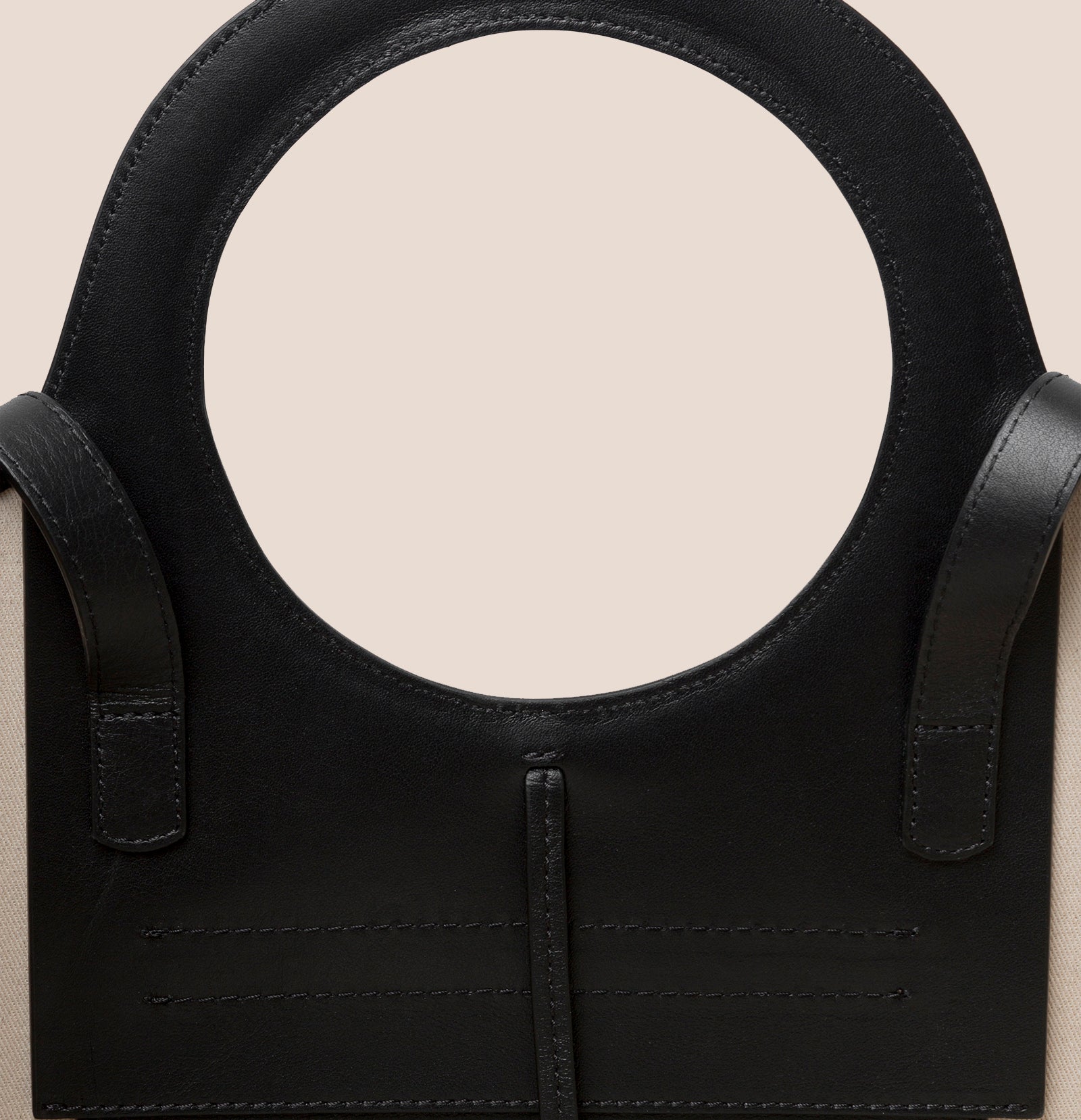 Hereu On sale CALA S - Leather-trimmed Canvas Tote Bag - Women|Men