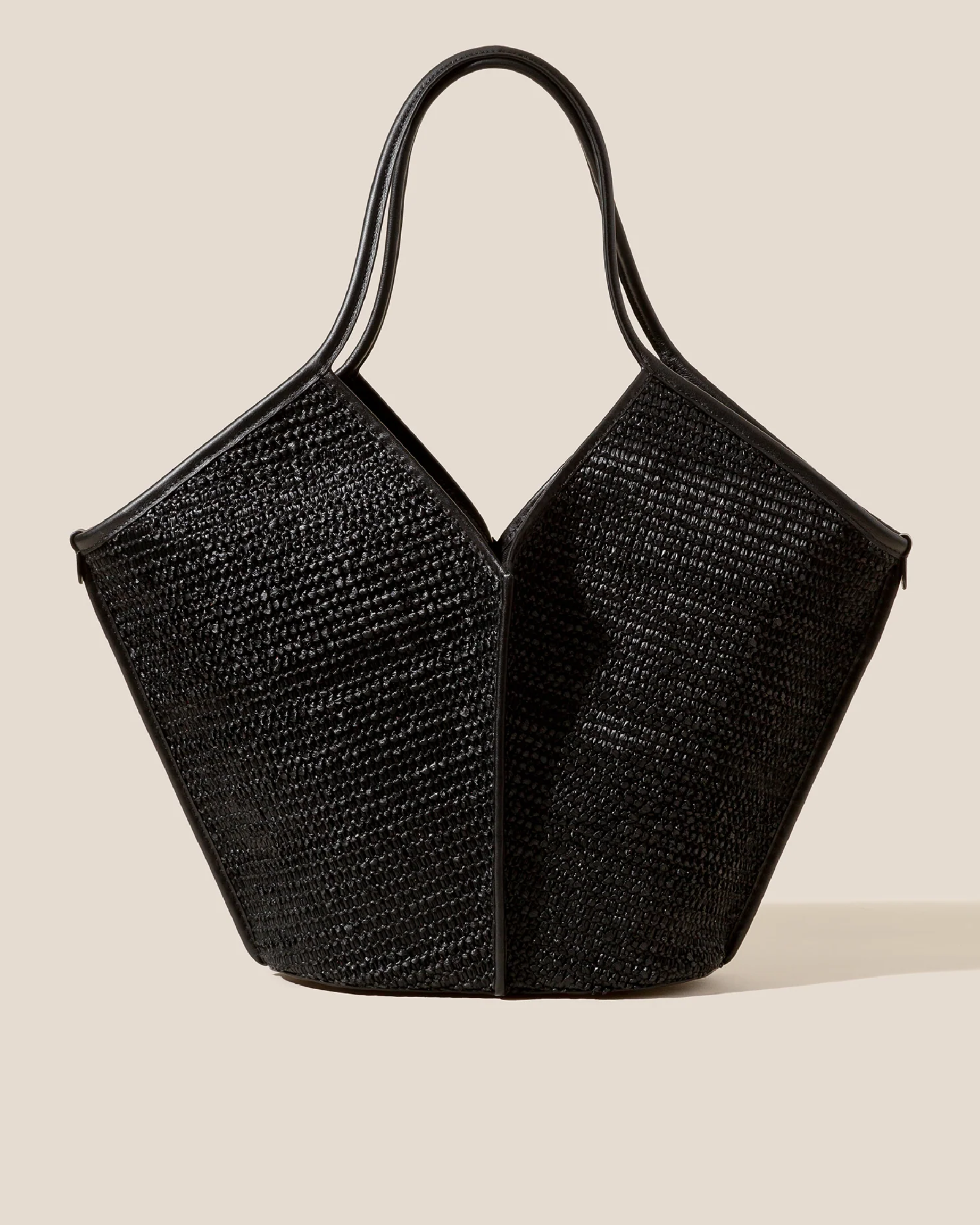 Hereu Online CALELLA RAFFIA - Leather-trimmed Tote Bag - Women|Men