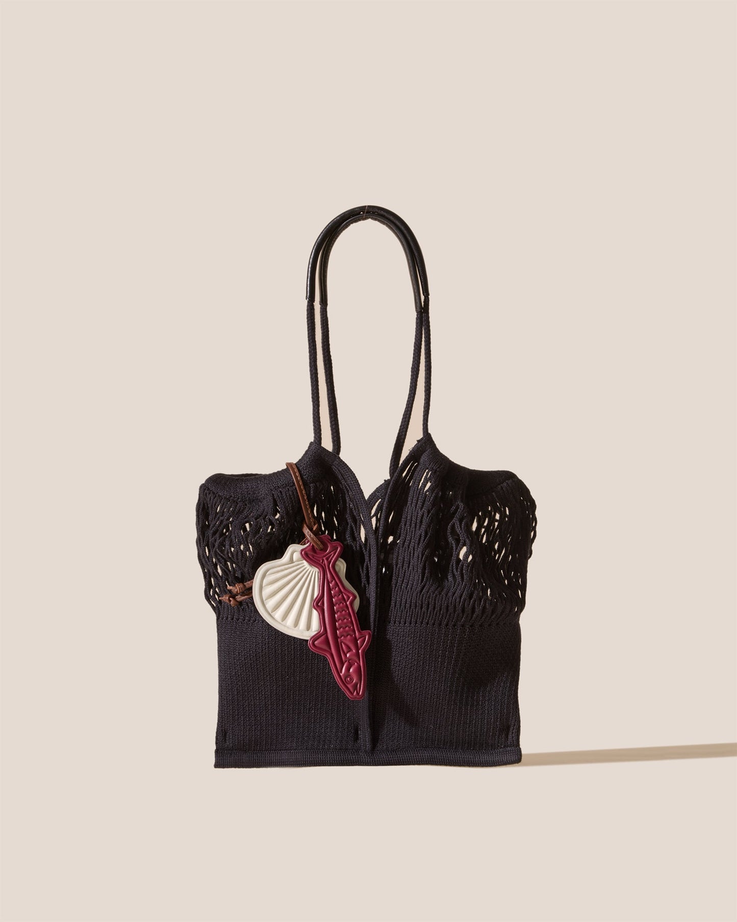 Hereu Sale CALELLA FILT S CHARM - Knitted Cotton Net Bag - Women