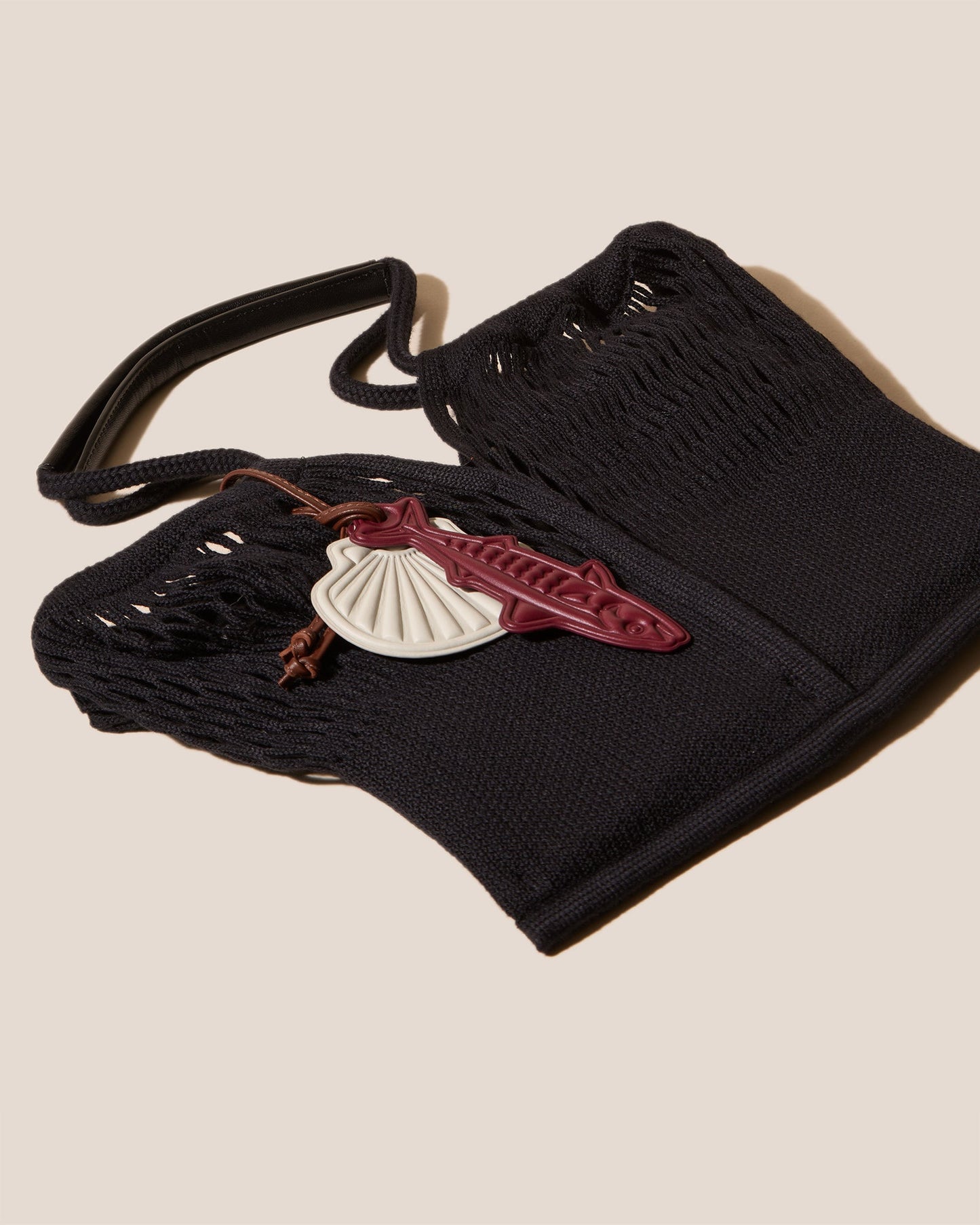 Hereu Sale CALELLA FILT S CHARM - Knitted Cotton Net Bag - Women