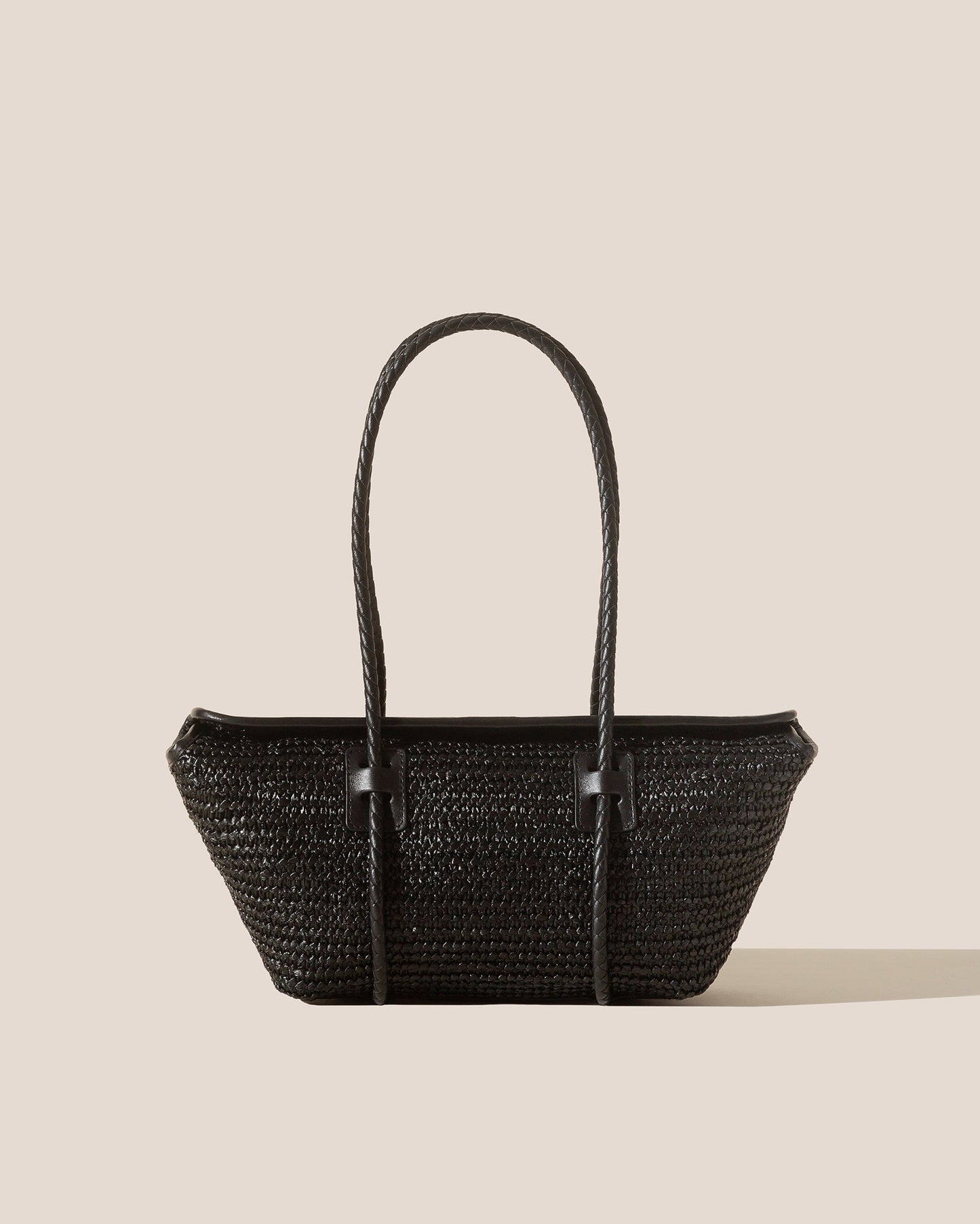 Hereu Outlet FORNA RAFFIA - Leather Framed Shoulder Bag - Women