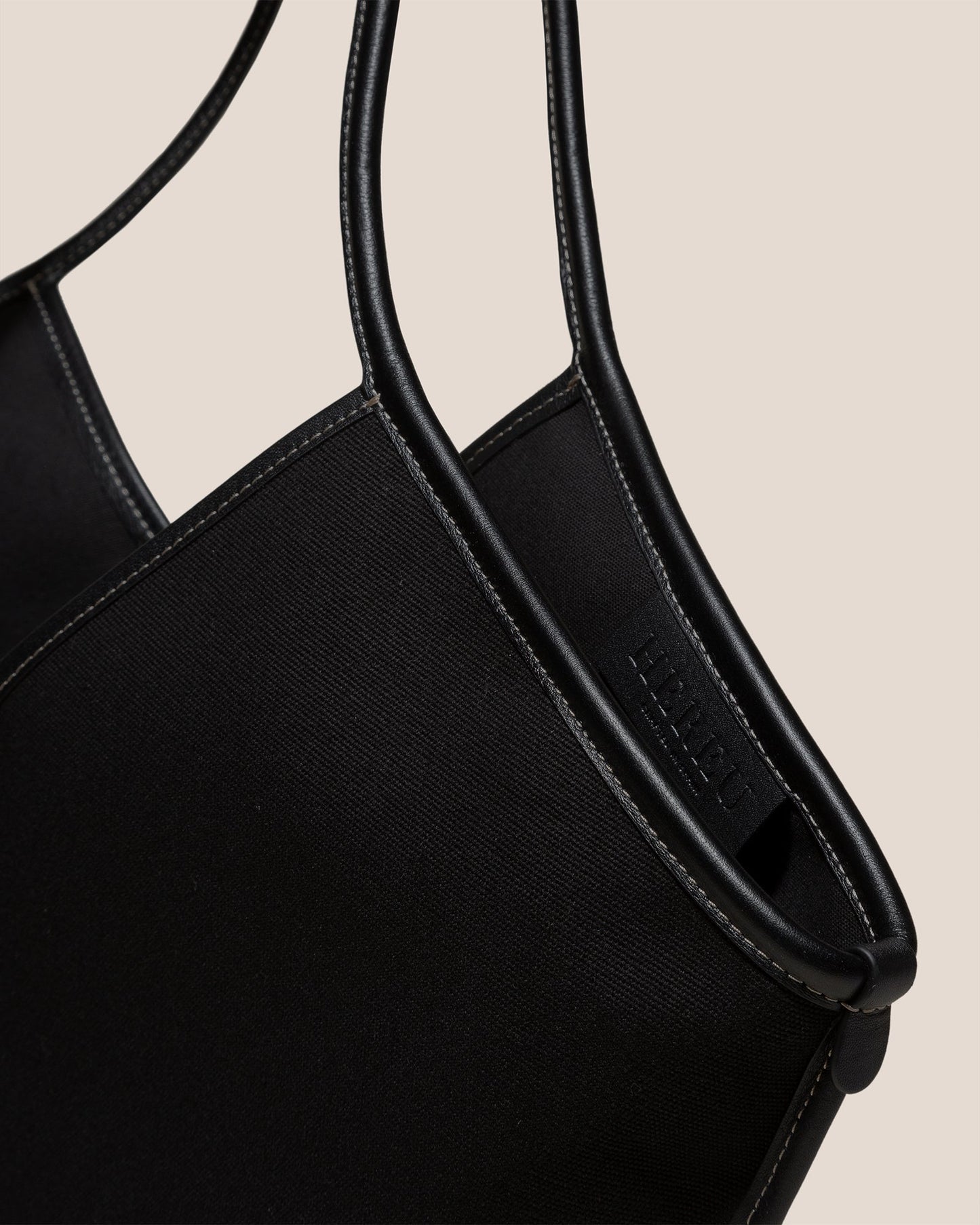 Hereu CALELLA - Leather-trimmed Organic Cotton Tote Bag - Women|Men