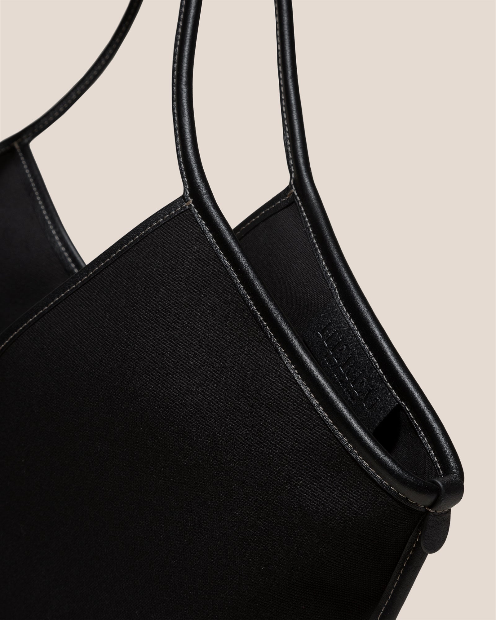 Hereu CALELLA - Leather-trimmed Organic Cotton Tote Bag - Women|Men