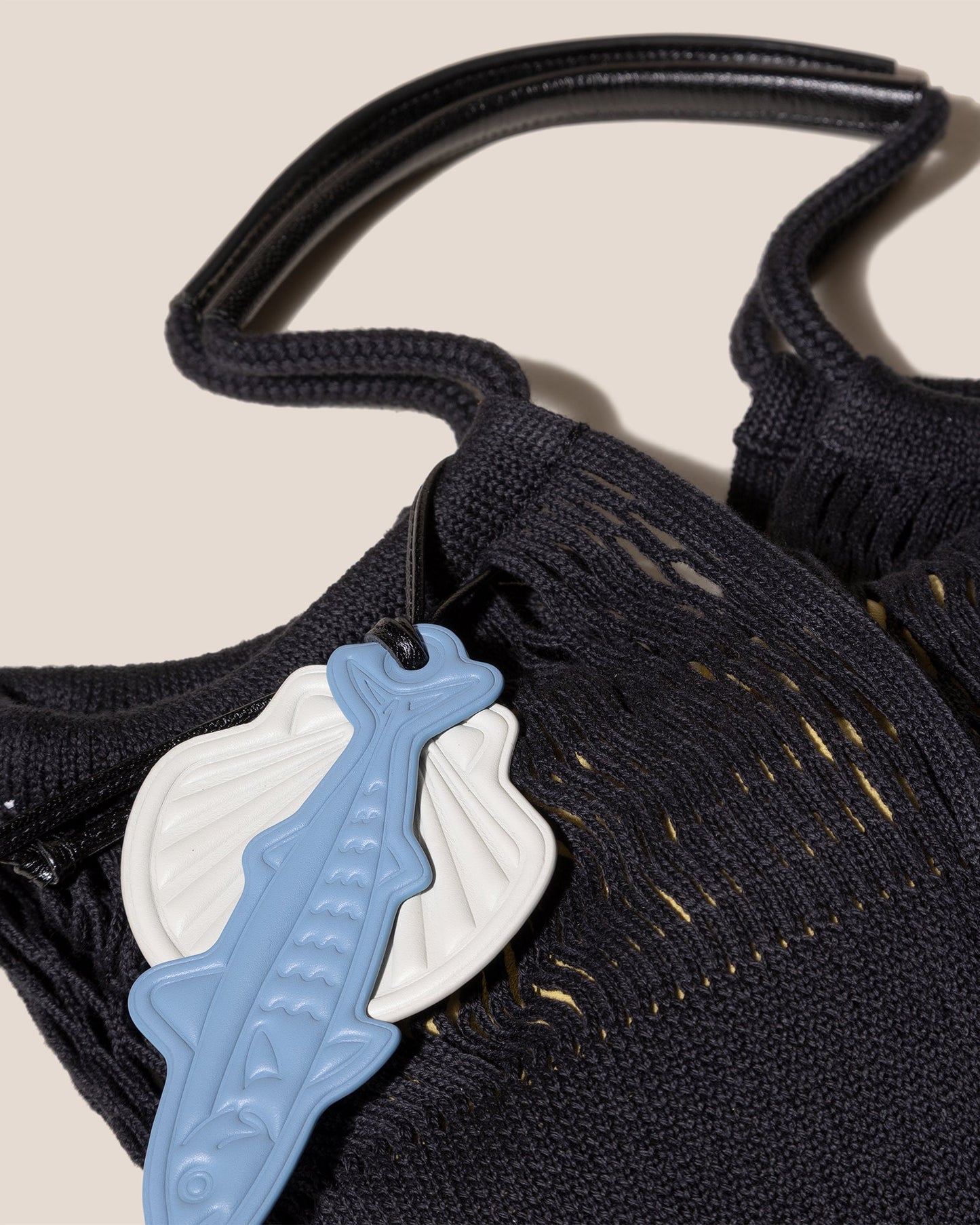 Hereu On sale CALELLA FILT S CHARM - Knitted Cotton Net Bag - Women