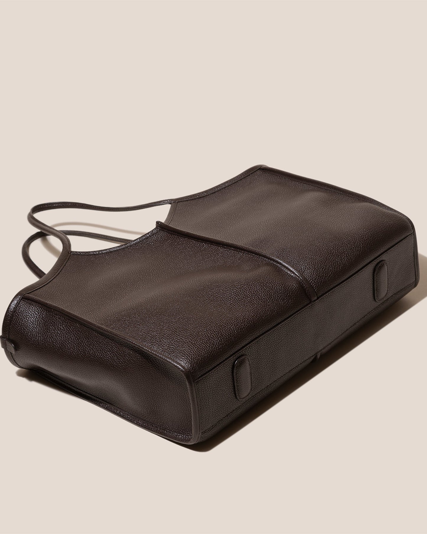 Hereu Sale CALELLA SQUARED MEDIUM GRAINY - Leather-trimmed Tote Bag - Women|Men