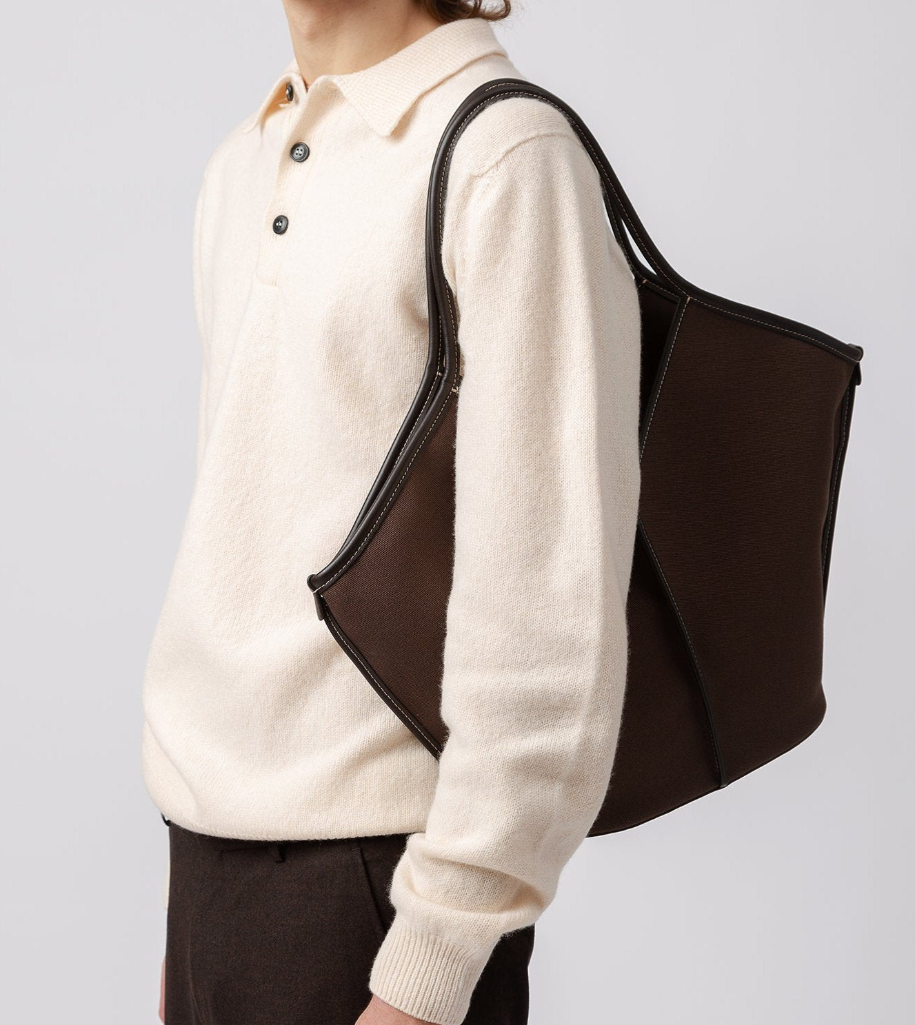 Hereu New CALELLA - Leather-trimmed Organic Cotton Tote Bag - Women|Men