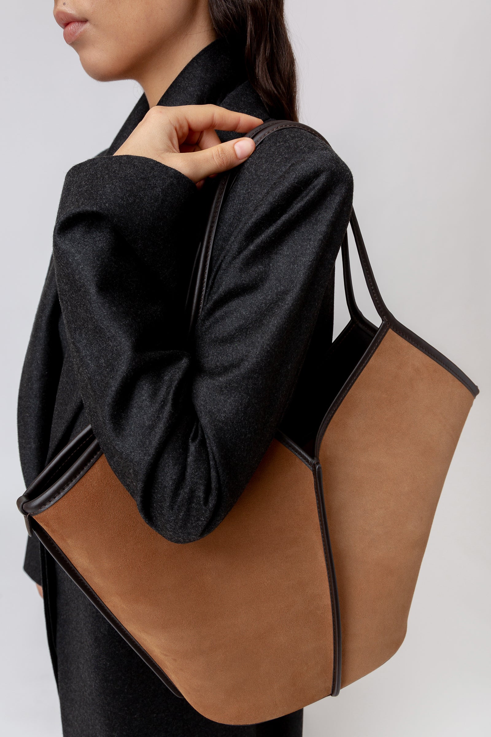 Hereu Hot Sale CALELLA SUEDE - Calf Suede Tote Bag - Women|Men
