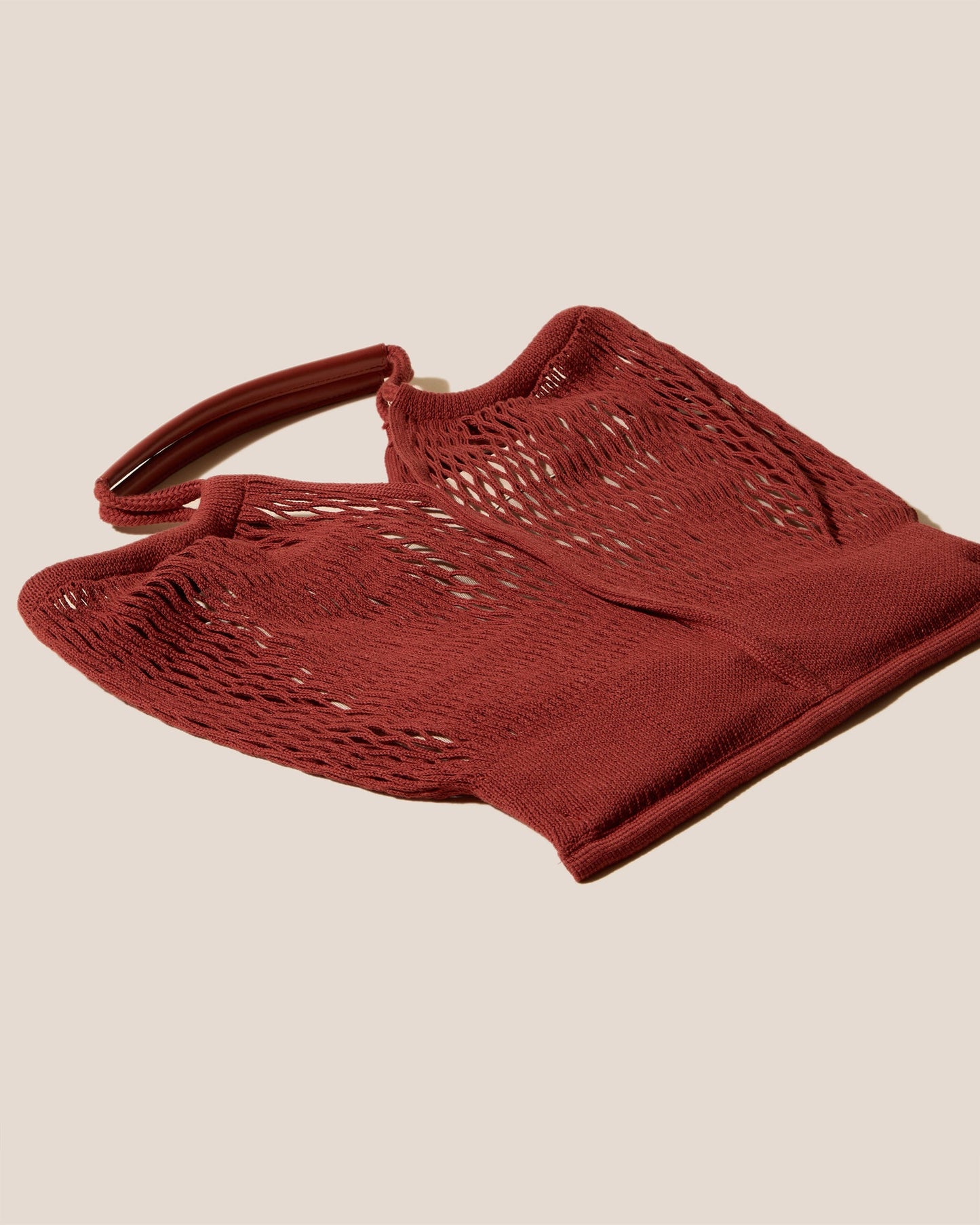 Hereu On sale CALELLA FILT - Knitted Cotton Net Bag - Women