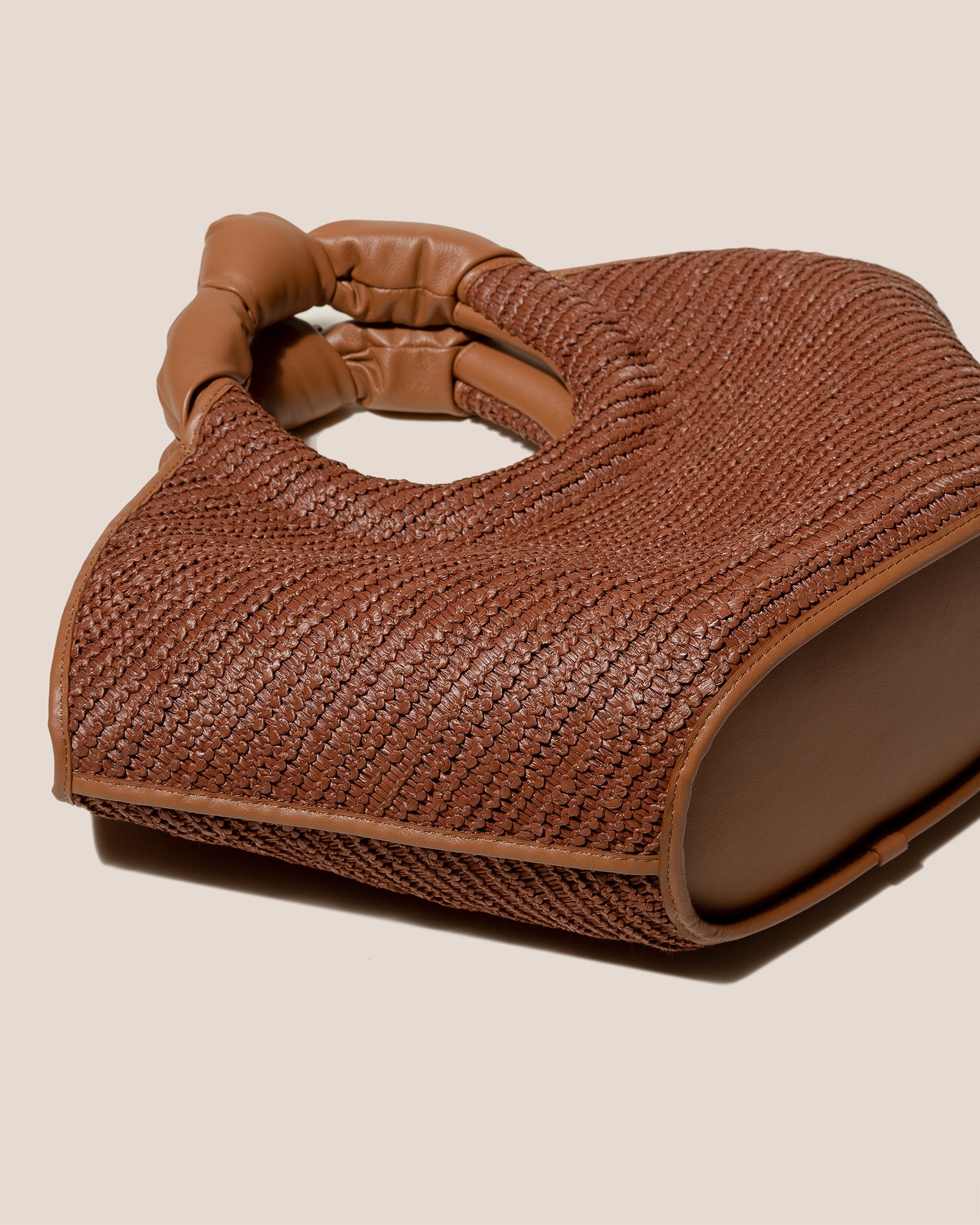 Hereu Online CASTELL RAFFIA - Knotted-handle Tote Bag - Women
