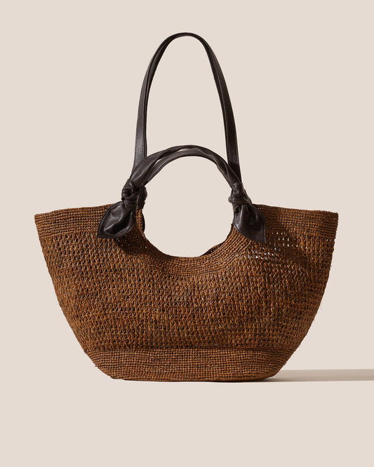 Hereu Outlet FONOL L RAFFIA - Crocheted Raffia Basket - Women