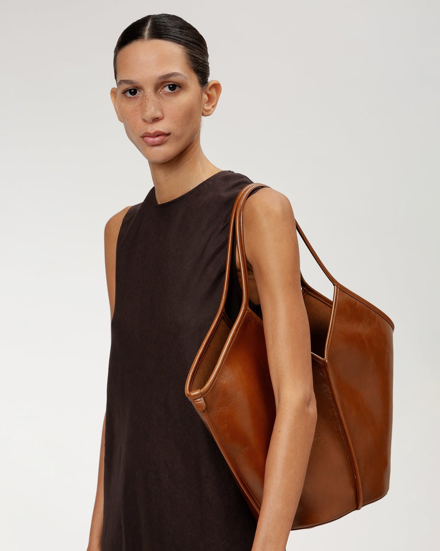 Hereu New CALELLA DISTRESSED - Leather Tote Bag - Women|Men