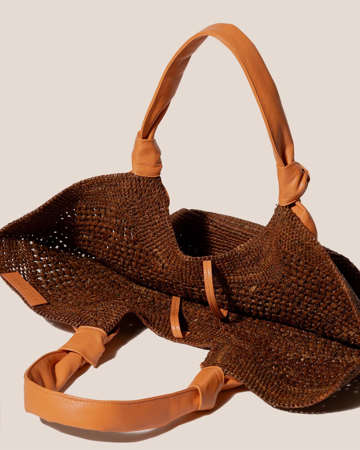 Hereu US FONOL - Crocheted Raffia Basket - Women
