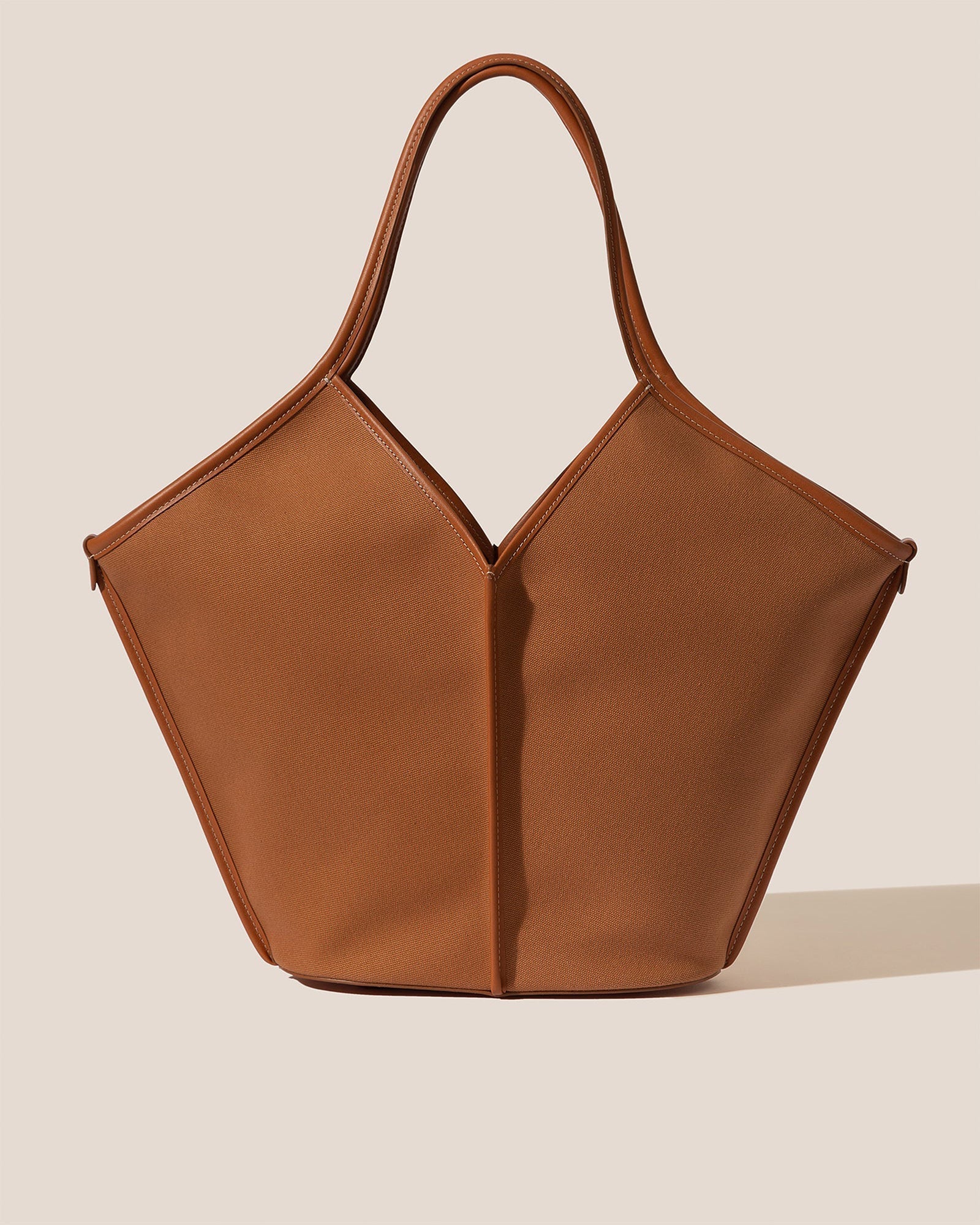 Hereu CALELLA - Leather-trimmed Organic Cotton Tote Bag - Women|Men