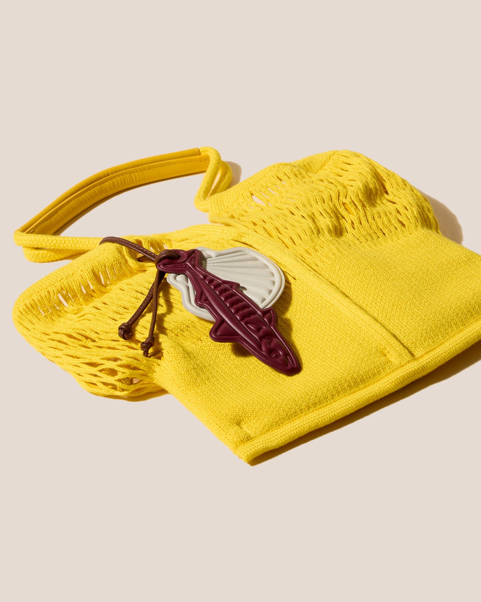 Hereu On sale CALELLA FILT S CHARM - Knitted Cotton Net Bag - Women