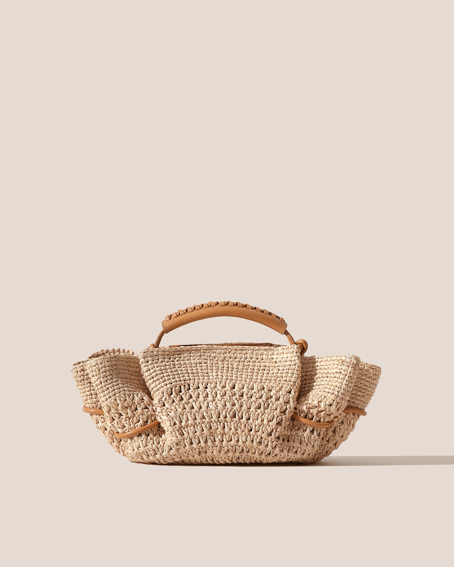 Hereu For sale ARTA MINI CROCHET RAFFIA - Pleated Crossbody Bag - Women