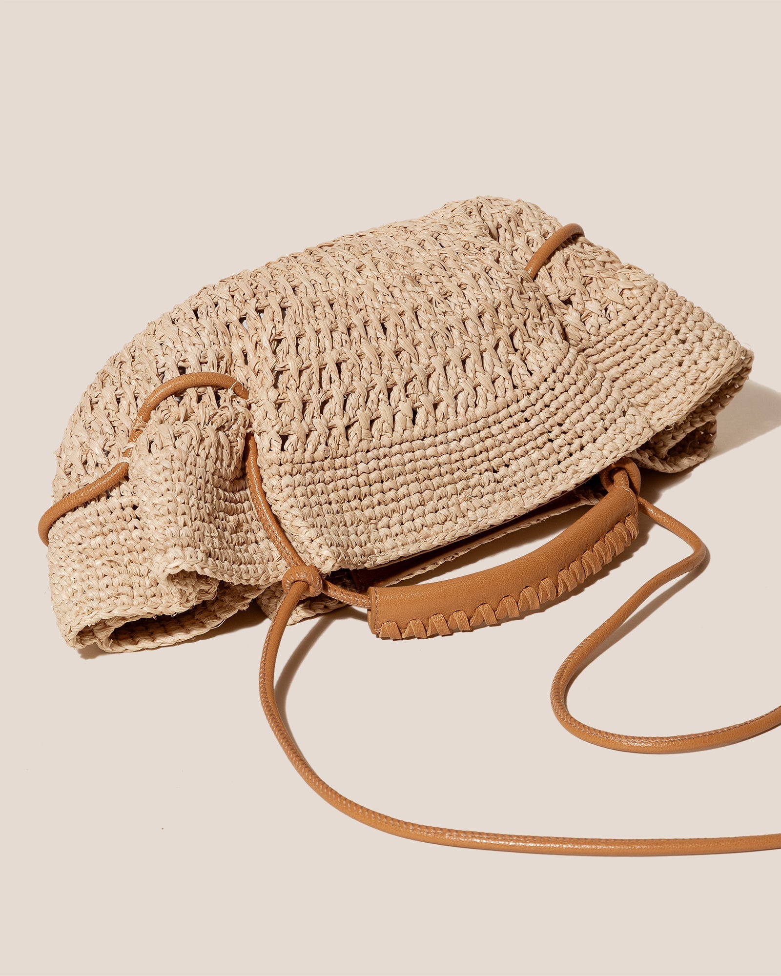 Hereu For sale ARTA MINI CROCHET RAFFIA - Pleated Crossbody Bag - Women