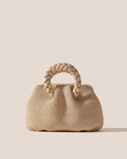 Hereu Outlet BOMBON M SOFT RAFFIA - Medium Plaited-handle Raffia Handbag - Women