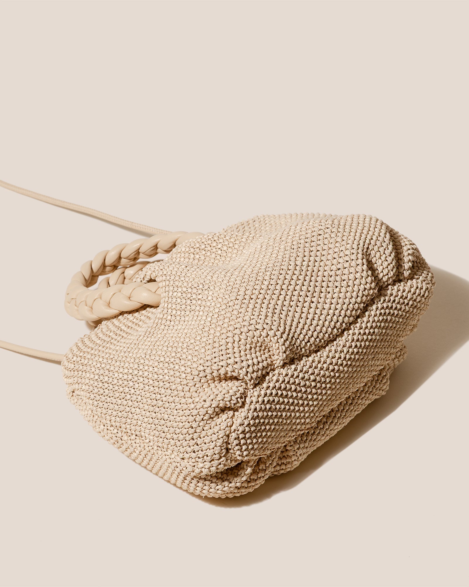 Hereu Outlet BOMBON M SOFT RAFFIA - Medium Plaited-handle Raffia Handbag - Women