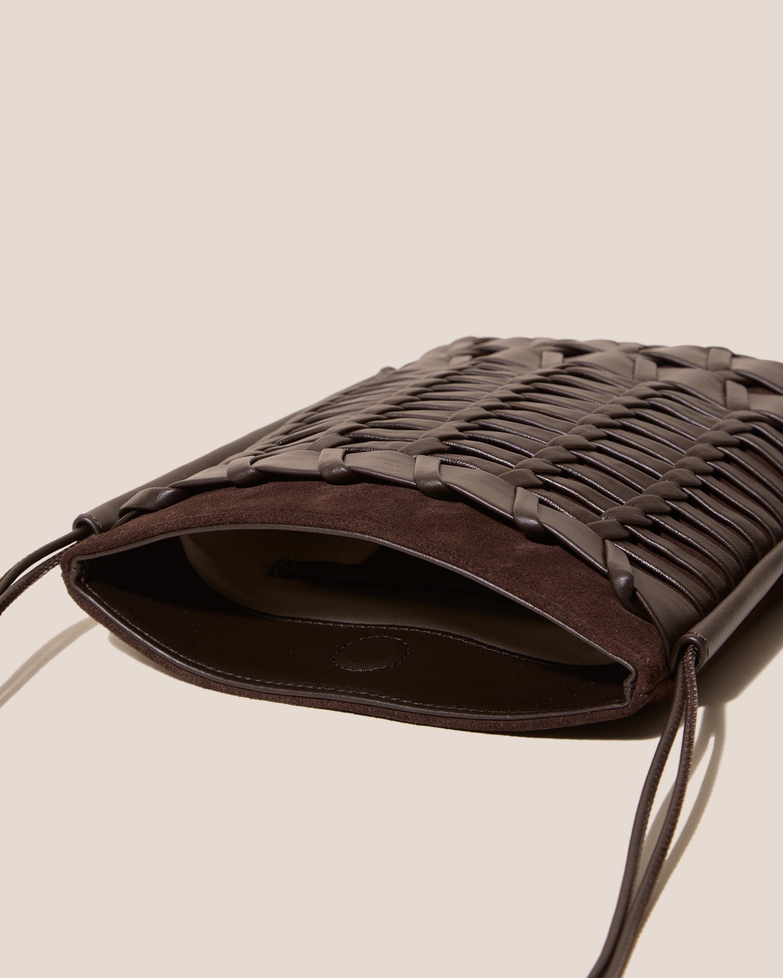 Hereu New TRENA SUEDE - Flat Square Crossbody Bag - Women|Men