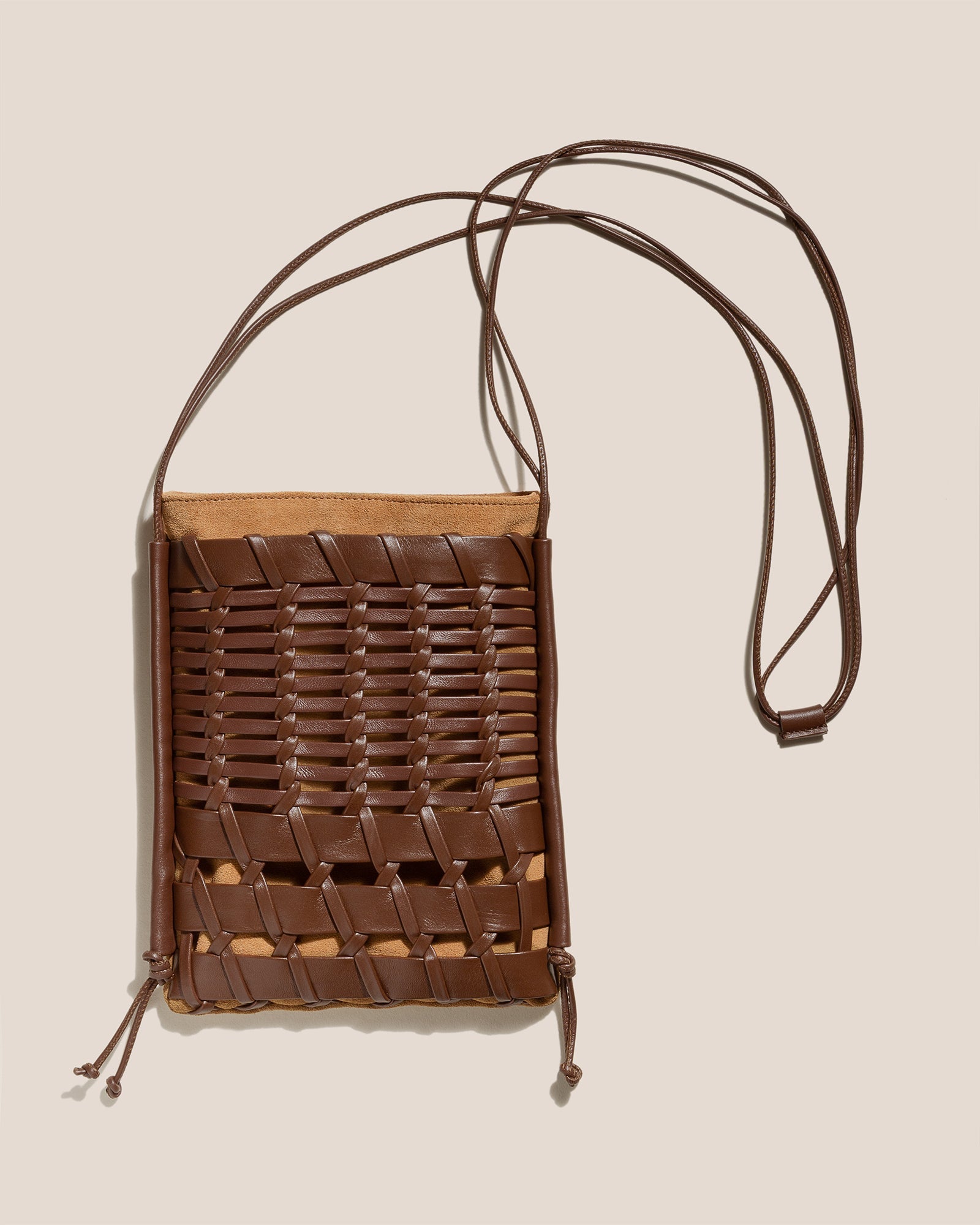 Hereu US TRENA SUEDE - Flat Square Crossbody Bag - Women|Men