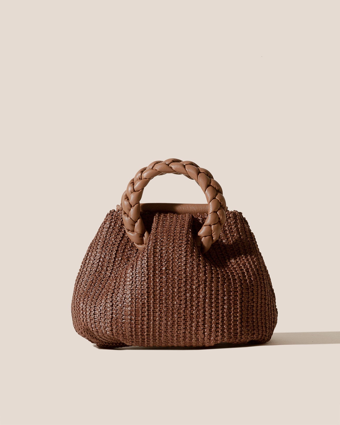 Hereu BOMBON M RAFFIA - Medium Plaited-handle Raffia Handbag - Women