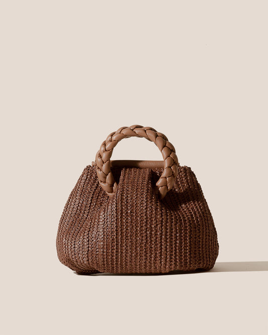 Hereu BOMBON M RAFFIA - Medium Plaited-handle Raffia Handbag - Women