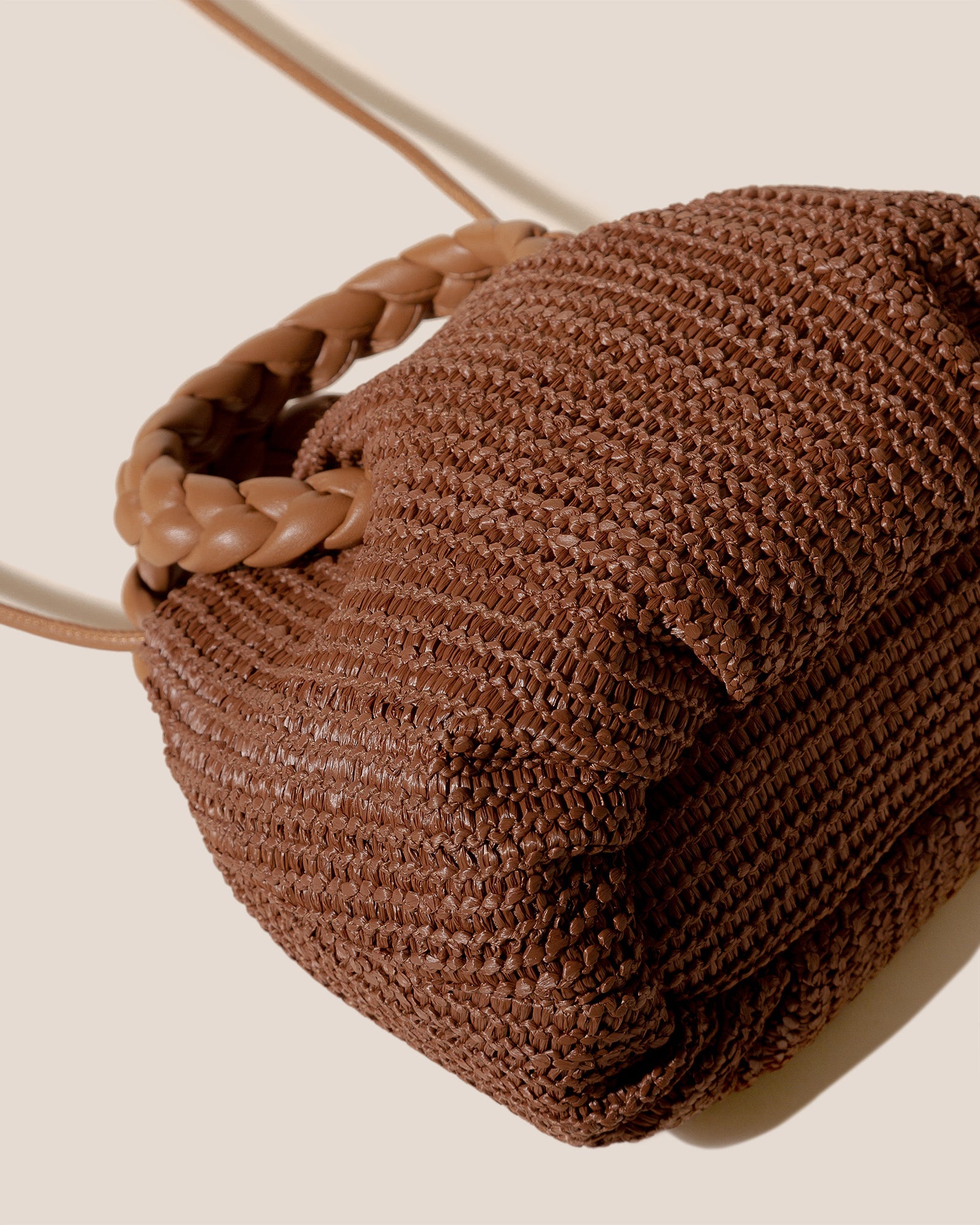 Hereu BOMBON M RAFFIA - Medium Plaited-handle Raffia Handbag - Women
