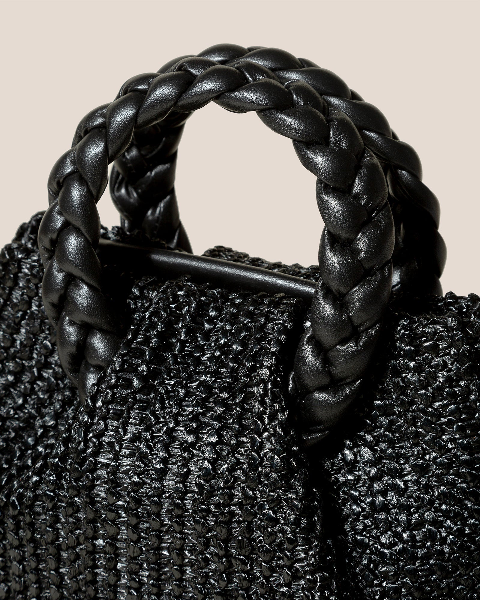 Hereu Online BOMBON M RAFFIA - Medium Plaited-handle Raffia Handbag - Women