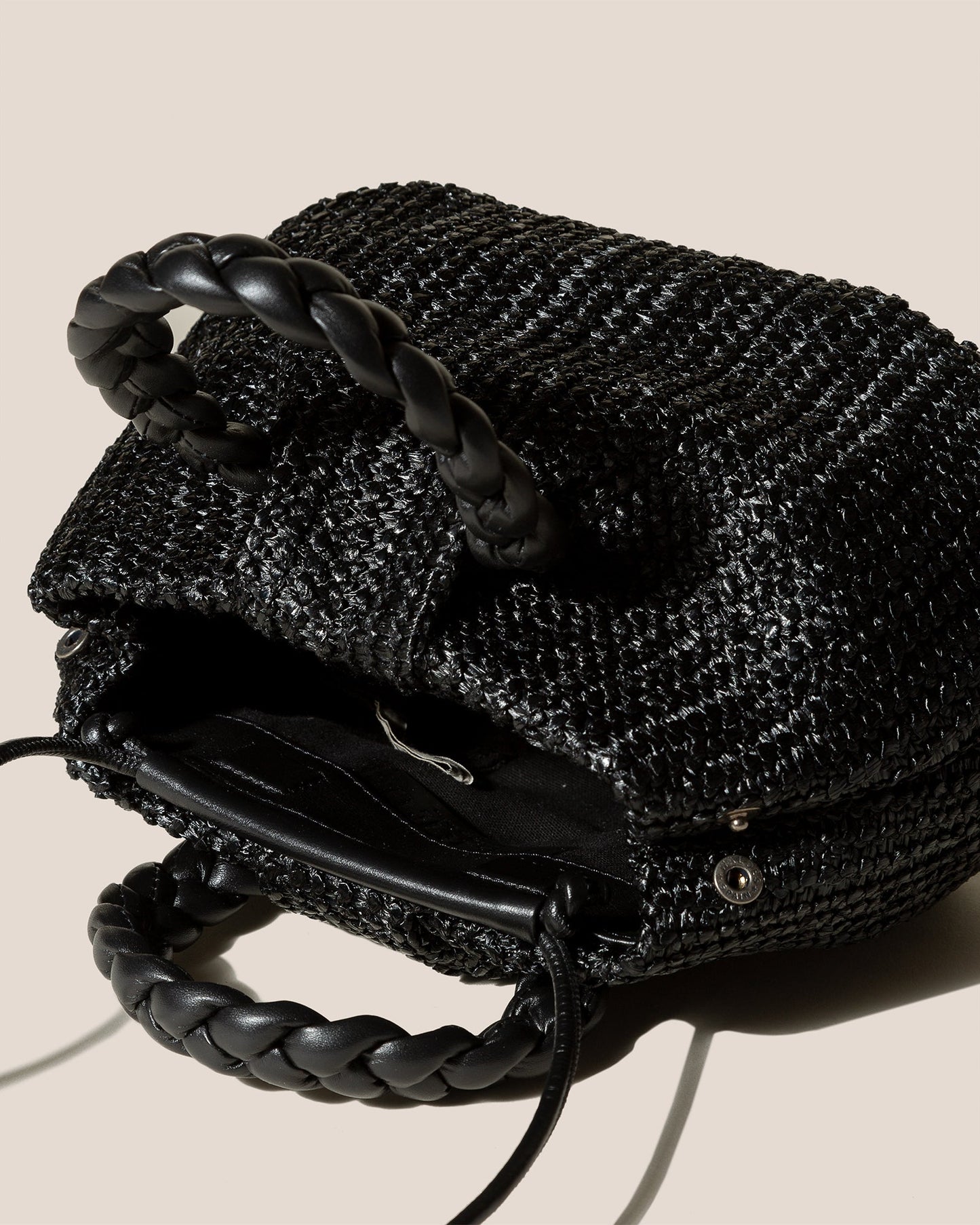 Hereu Online BOMBON M RAFFIA - Medium Plaited-handle Raffia Handbag - Women