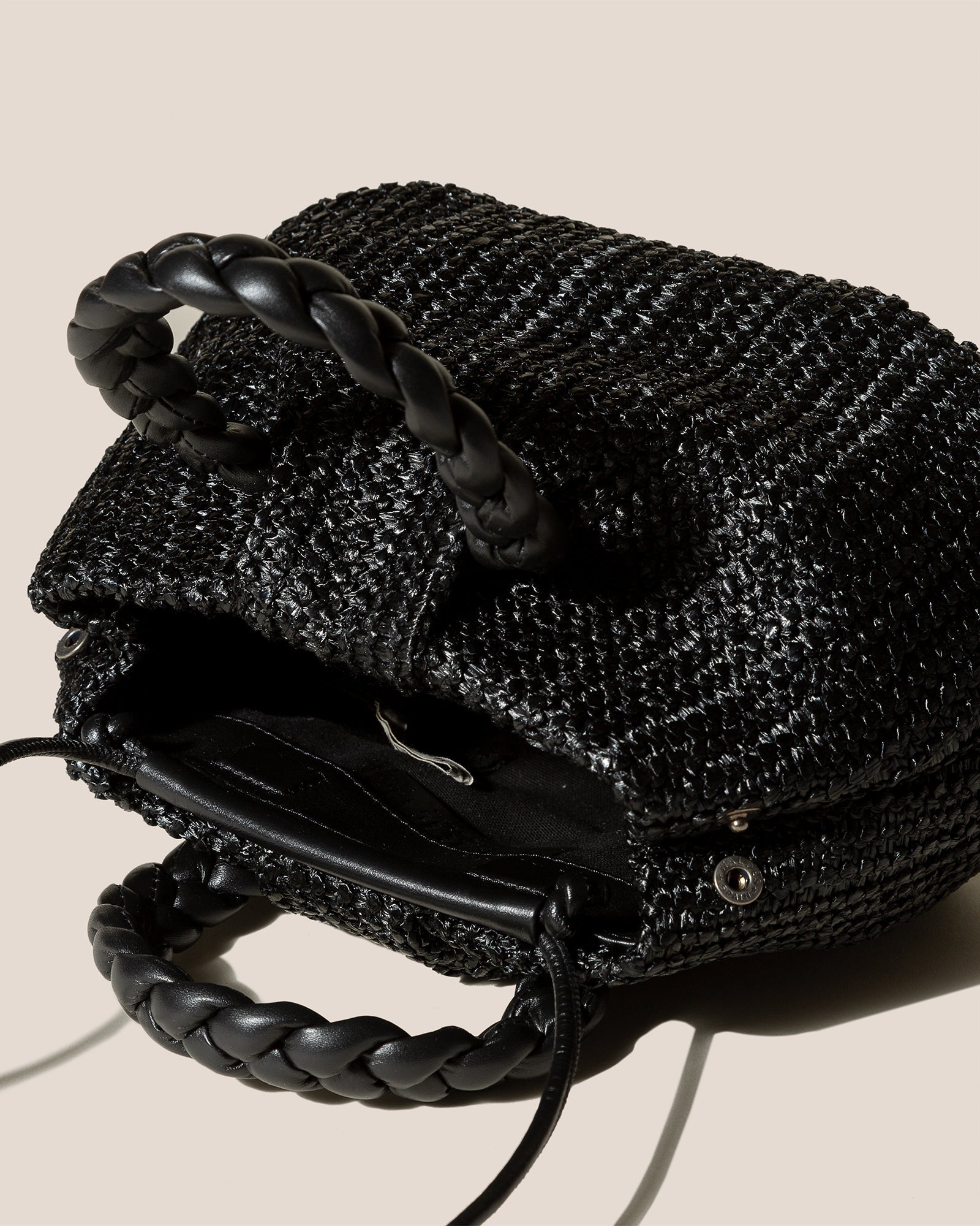 Hereu Online BOMBON M RAFFIA - Medium Plaited-handle Raffia Handbag - Women