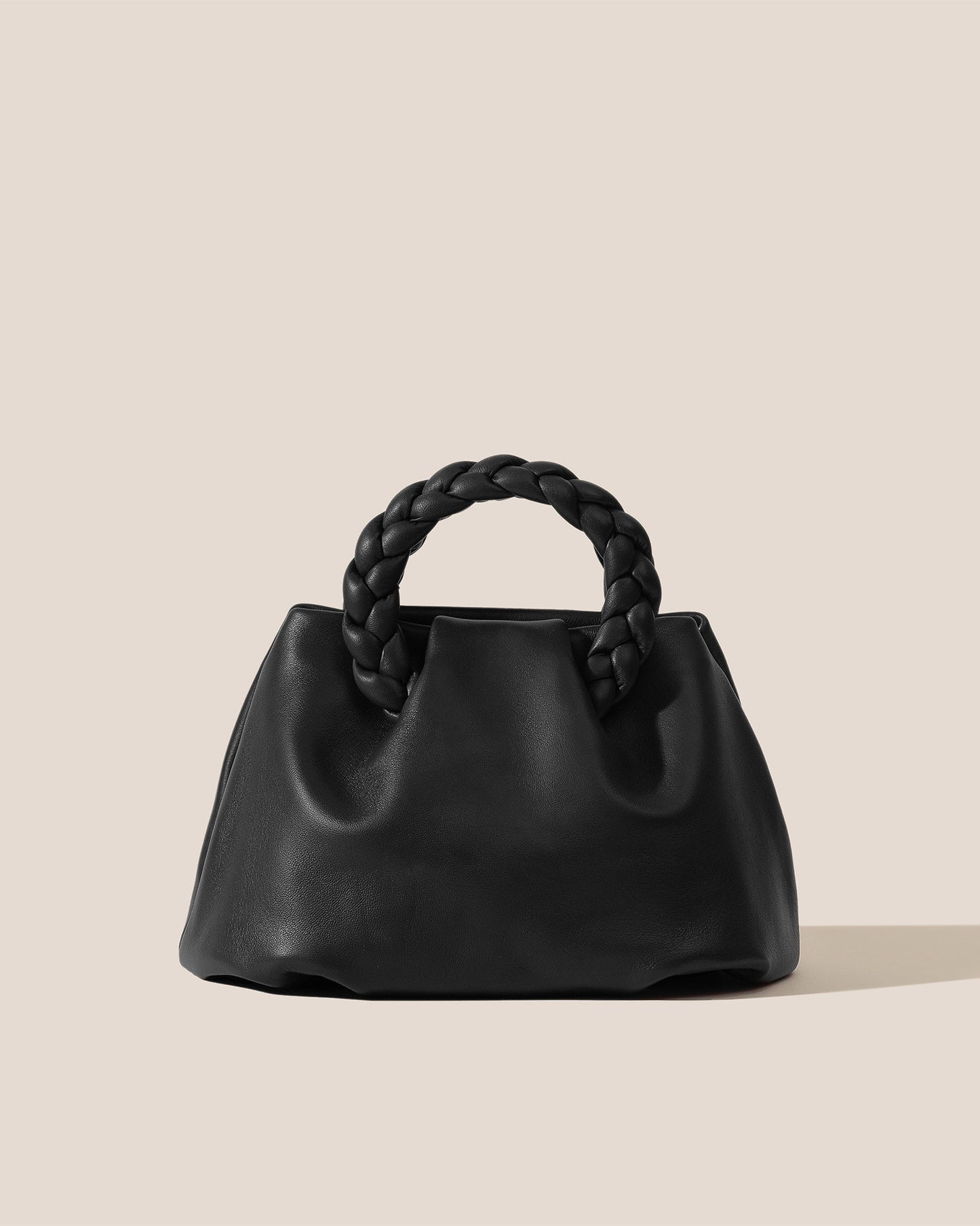 Hereu Discount BOMBON M - Medium Plaited-handle Leather Handbag - Women