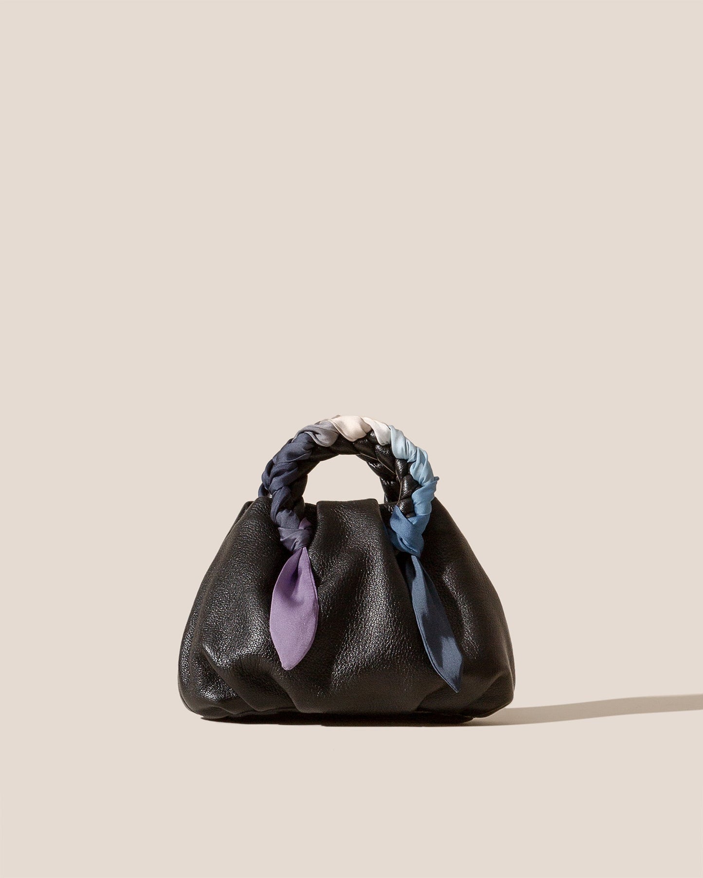 Hereu For sale BOMBON FOULARD - Plaited-handle Leather Handbag - Women