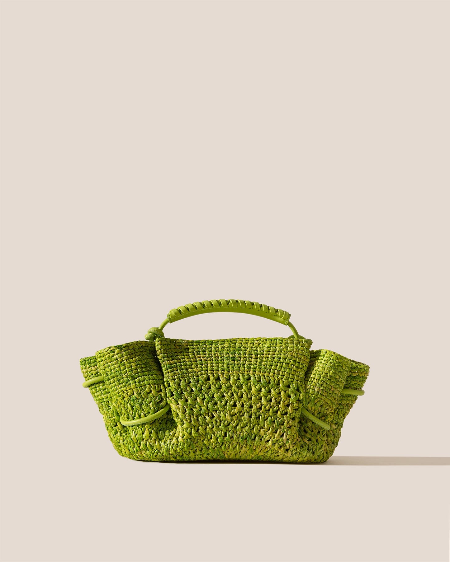 Hereu New ARTA MINI CROCHET RAFFIA - Pleated Crossbody Bag - Women