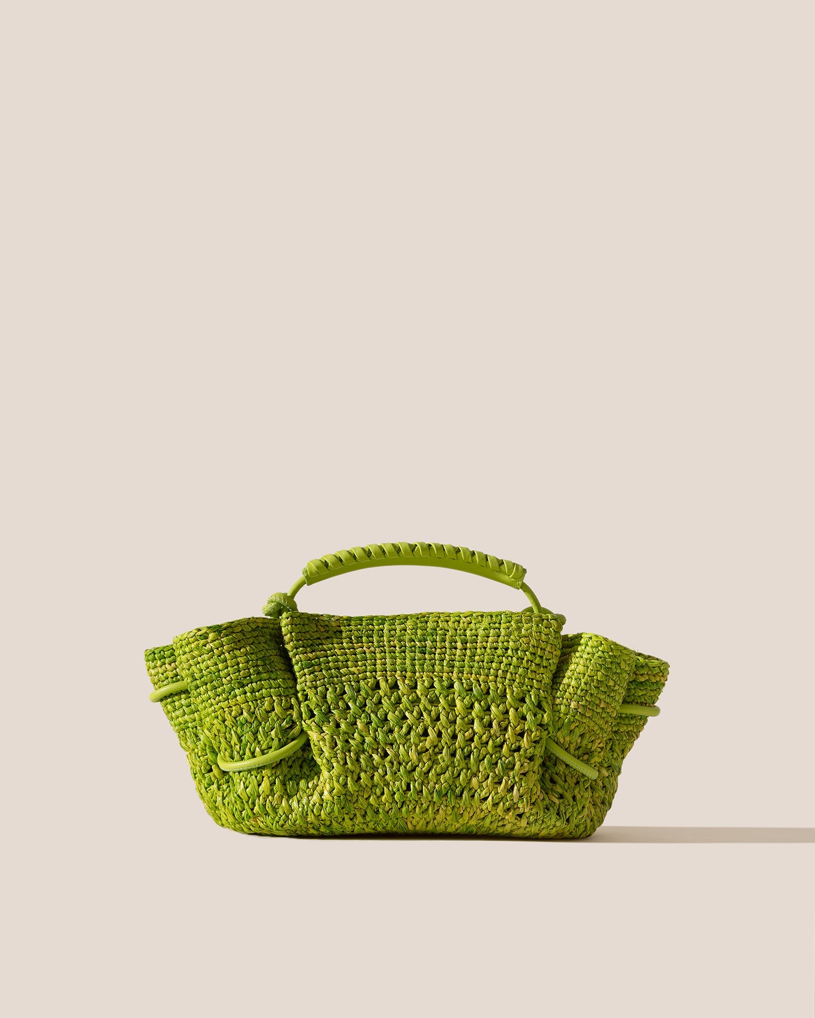 Hereu New ARTA MINI CROCHET RAFFIA - Pleated Crossbody Bag - Women