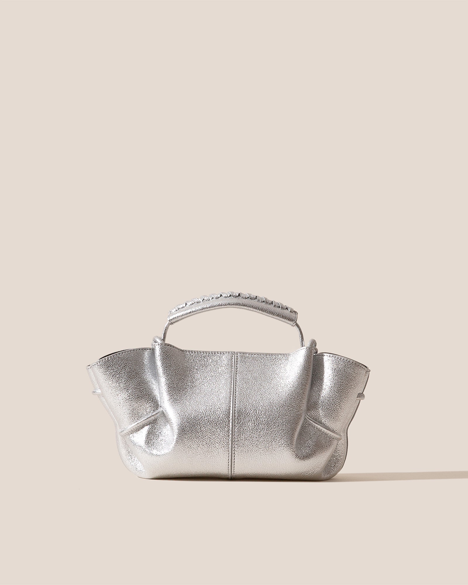 Hereu US ARTA MINI METALLIC - Pleated Crossbody Bag - Women