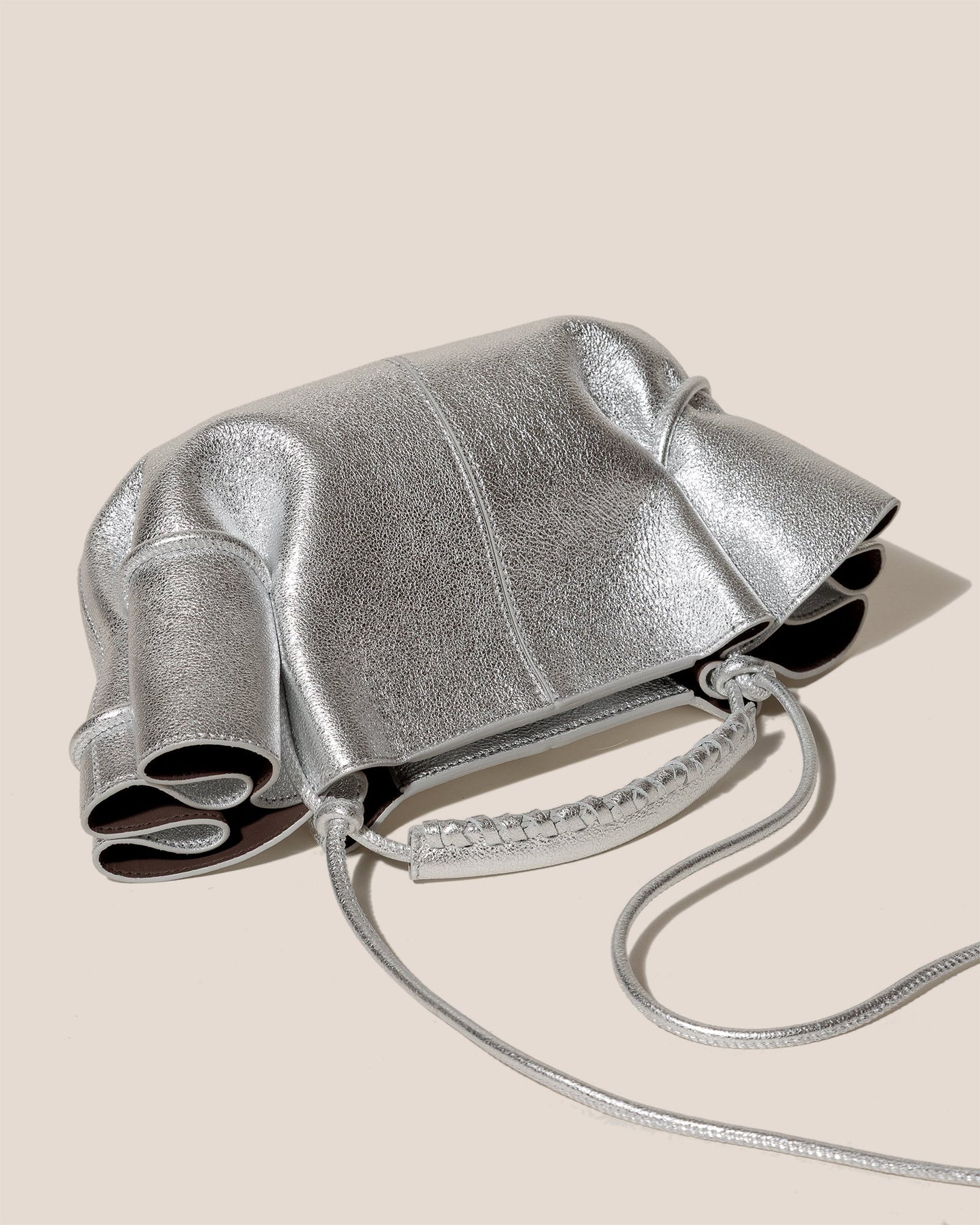 Hereu US ARTA MINI METALLIC - Pleated Crossbody Bag - Women