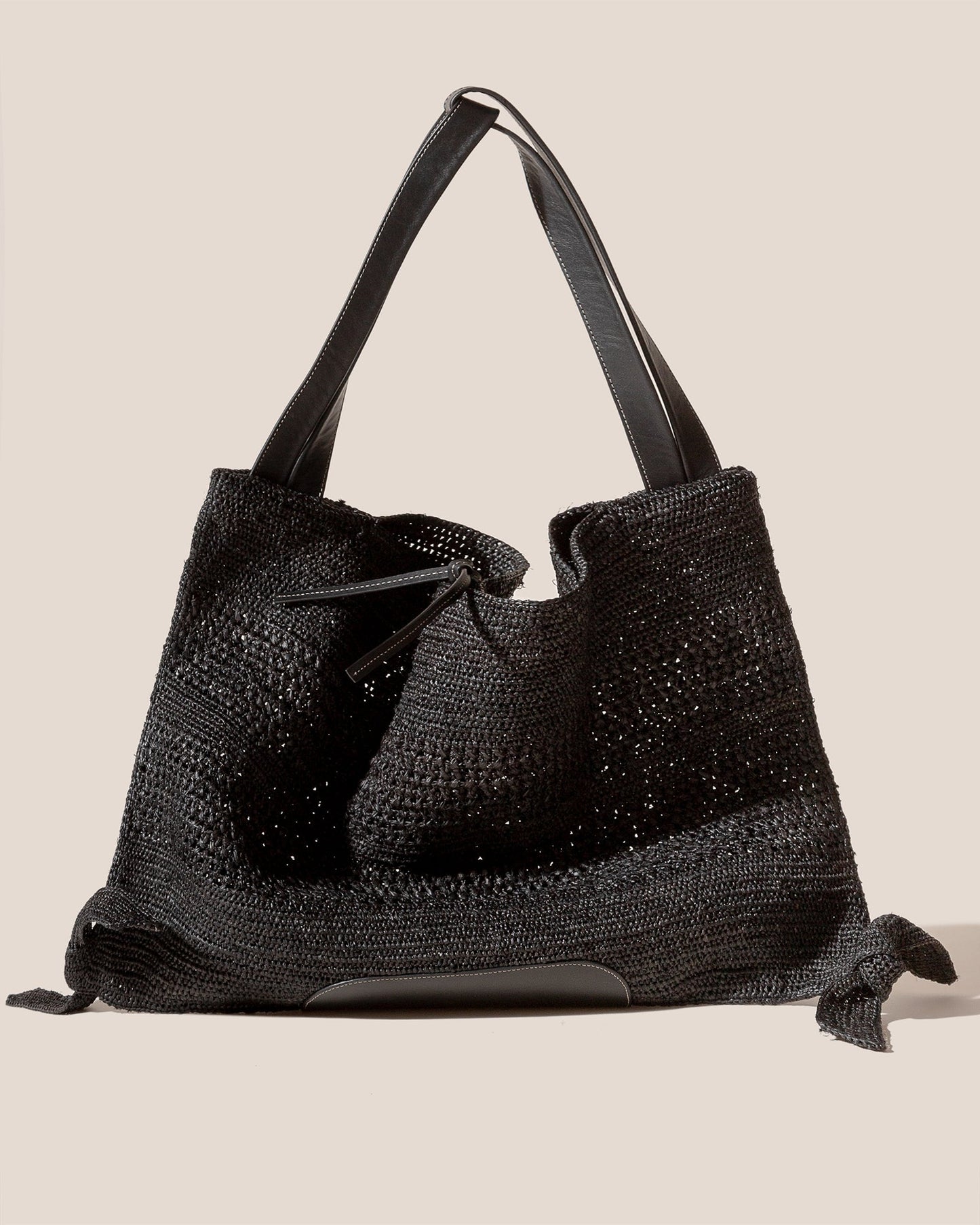 Hereu New CADOR - Slouchy Crocheted Raffia Shoulder Bag - Women