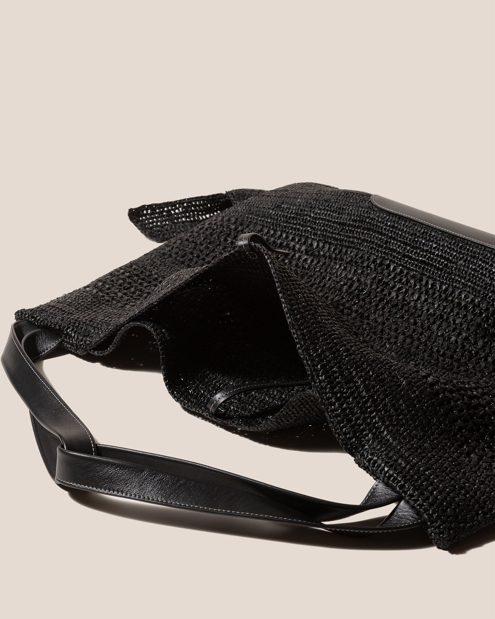 Hereu New CADOR - Slouchy Crocheted Raffia Shoulder Bag - Women