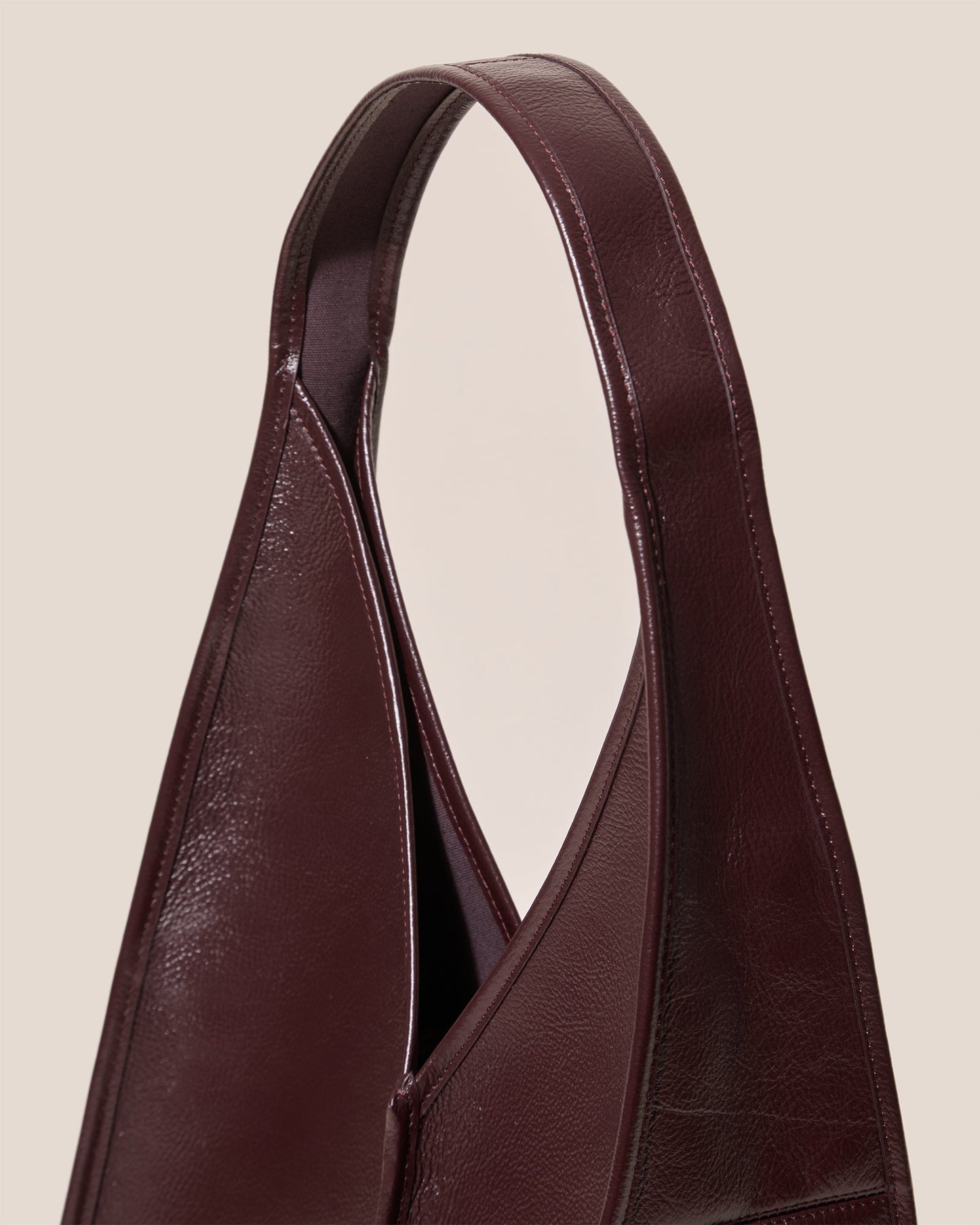 Hereu Outlet CALELLA HOBO - Leather-trimmed Shoulder Bag - Women