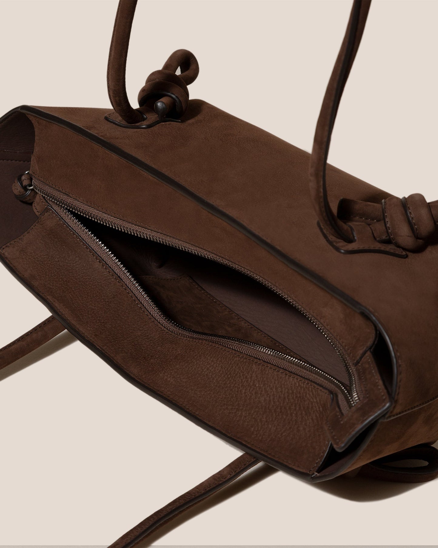 Hereu New FLECA NUBUCK - Knotted-handle Shoulder Bag - Women