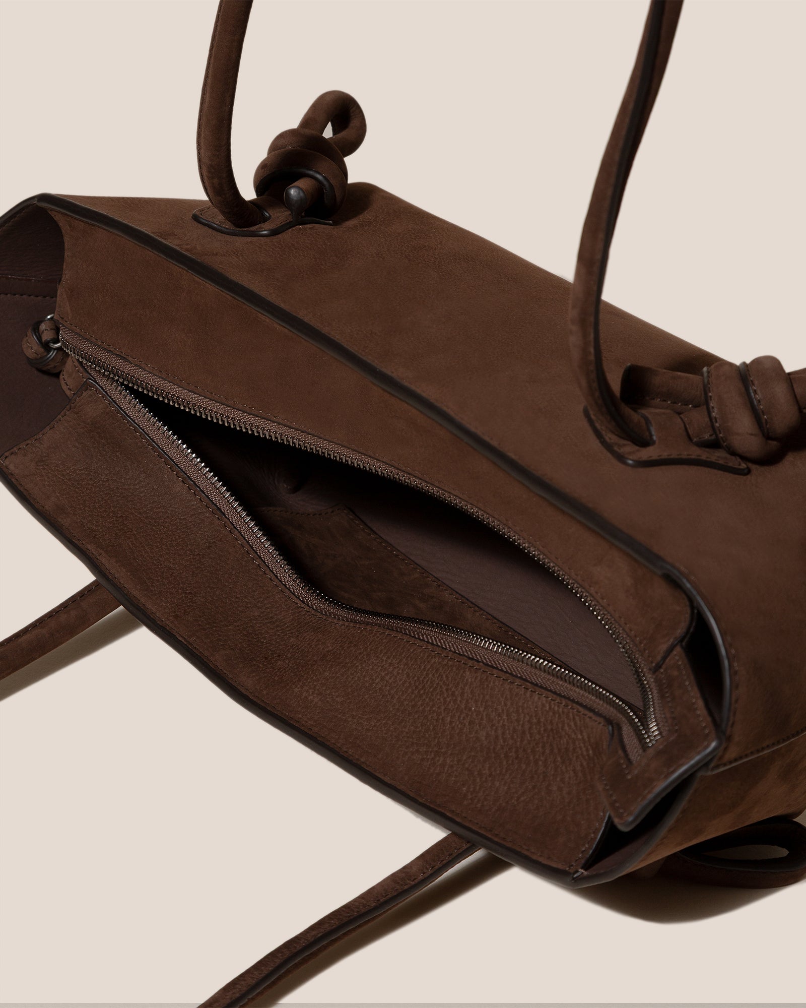 Hereu New FLECA NUBUCK - Knotted-handle Shoulder Bag - Women