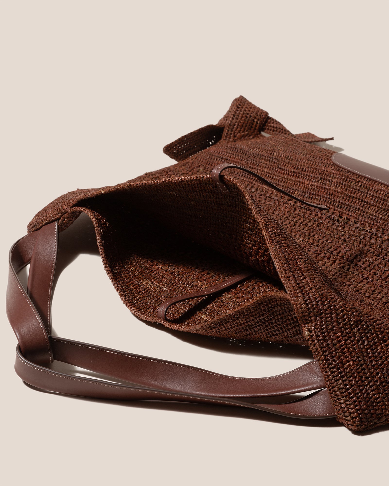 Hereu Hot Sale CADOR - Slouchy Crocheted Raffia Shoulder Bag - Women