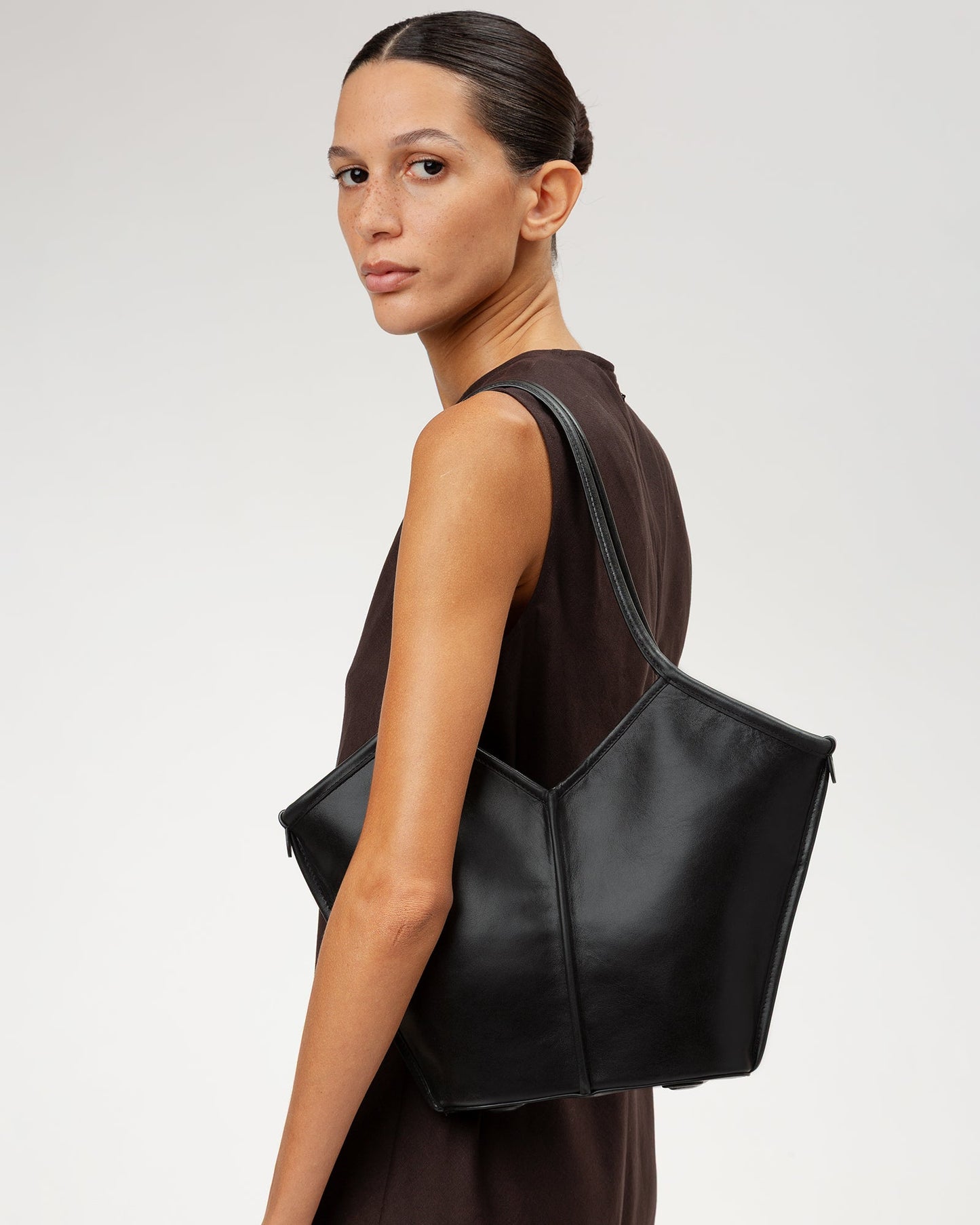 Hereu CALELLA S - Leather Tote Bag - Women