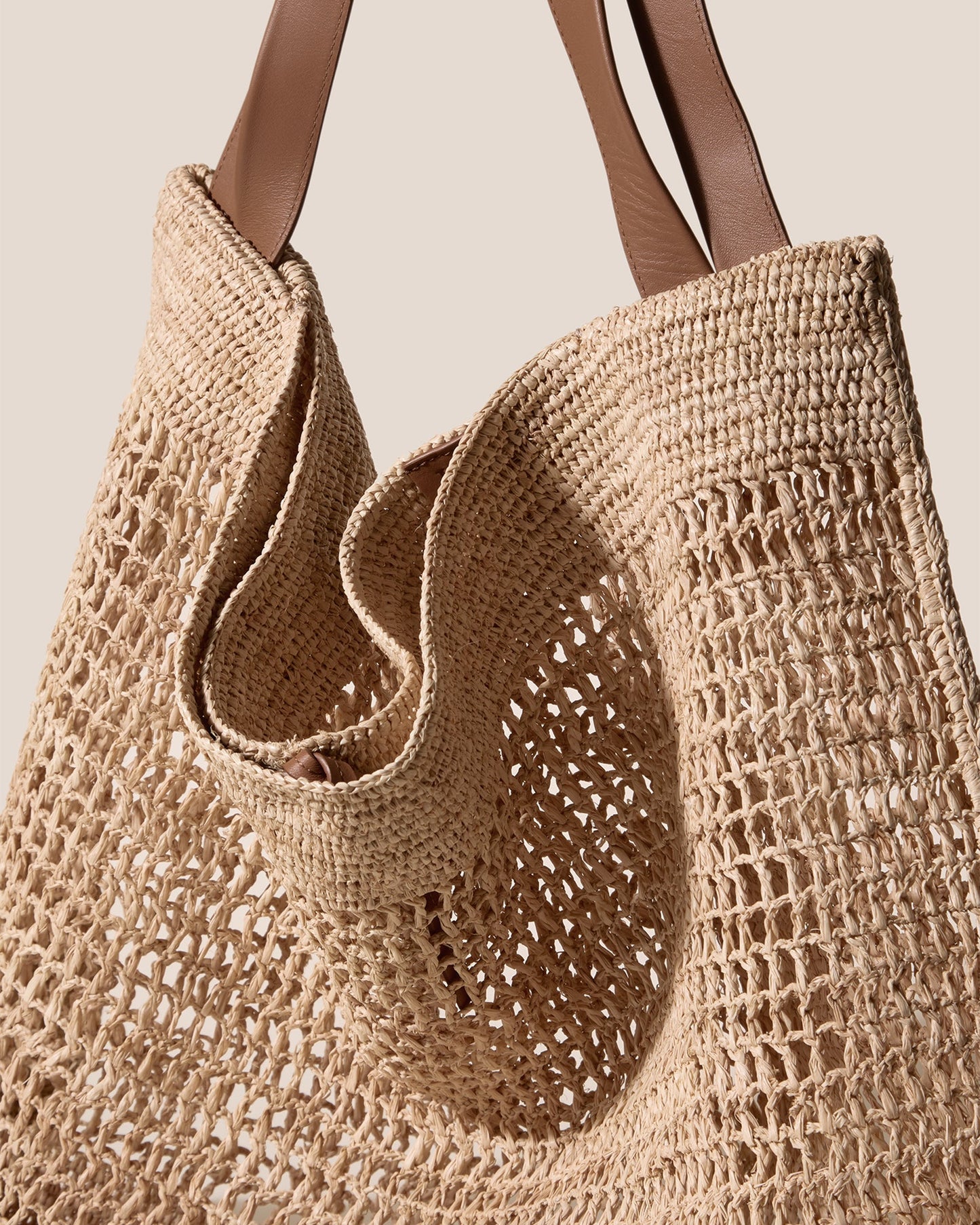 Hereu Hot Sale CADOR RAFFIA MESH - Slouchy Shoulder Bag - Women