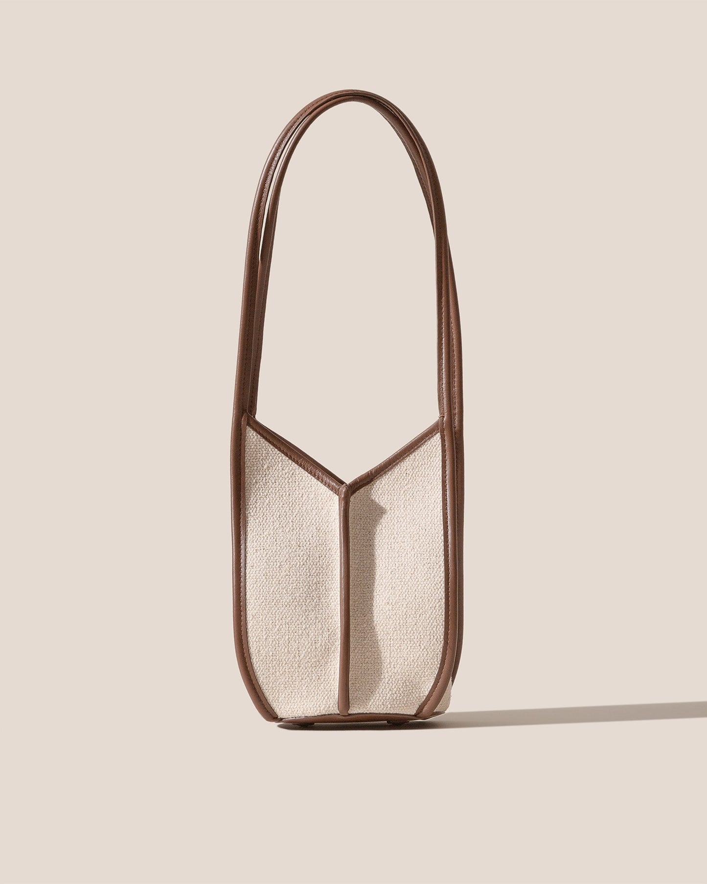 Hereu On sale CALELLA BUCKET CANVAS - Leather-trimmed Shoulder Bag - Women