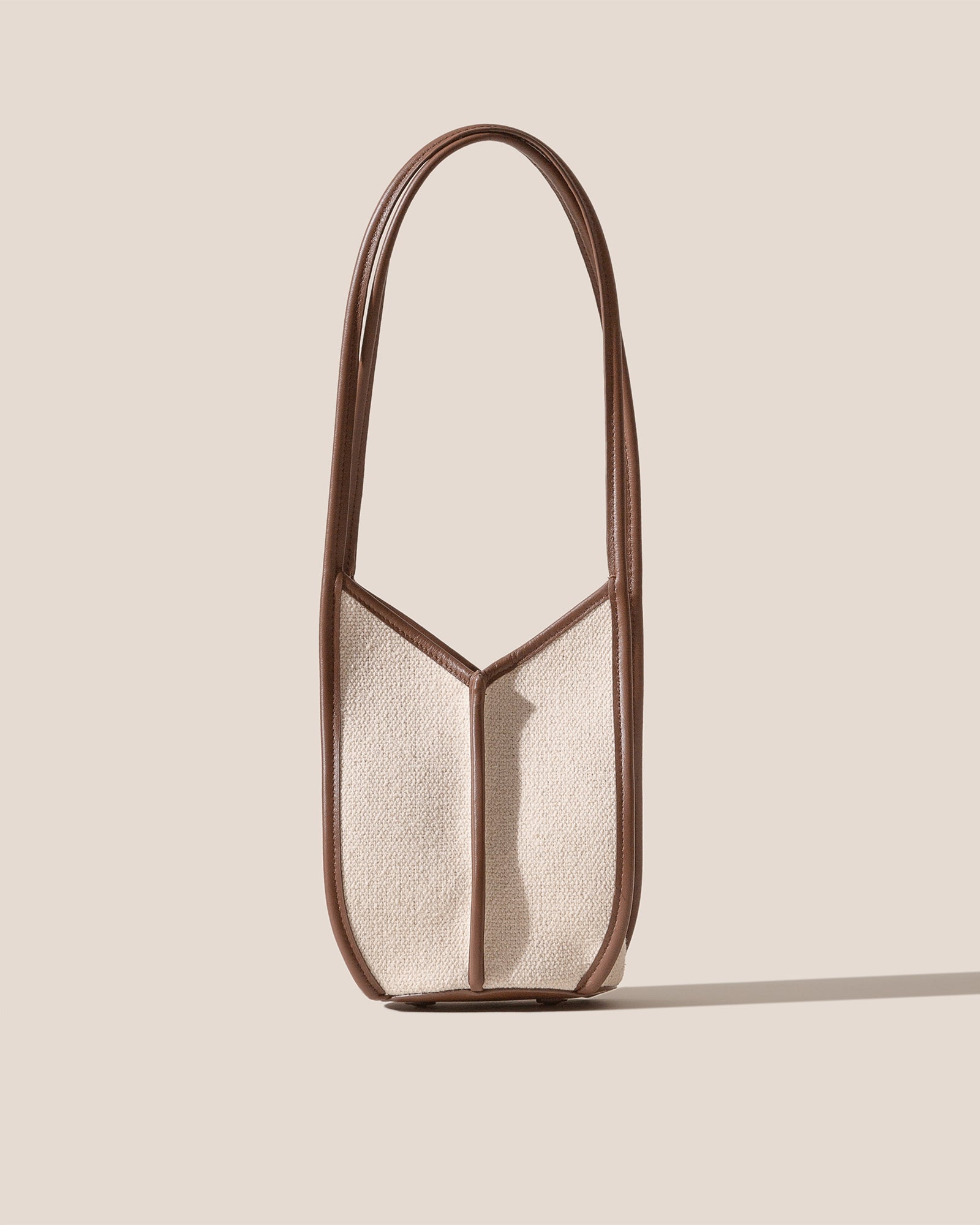 Hereu On sale CALELLA BUCKET CANVAS - Leather-trimmed Shoulder Bag - Women
