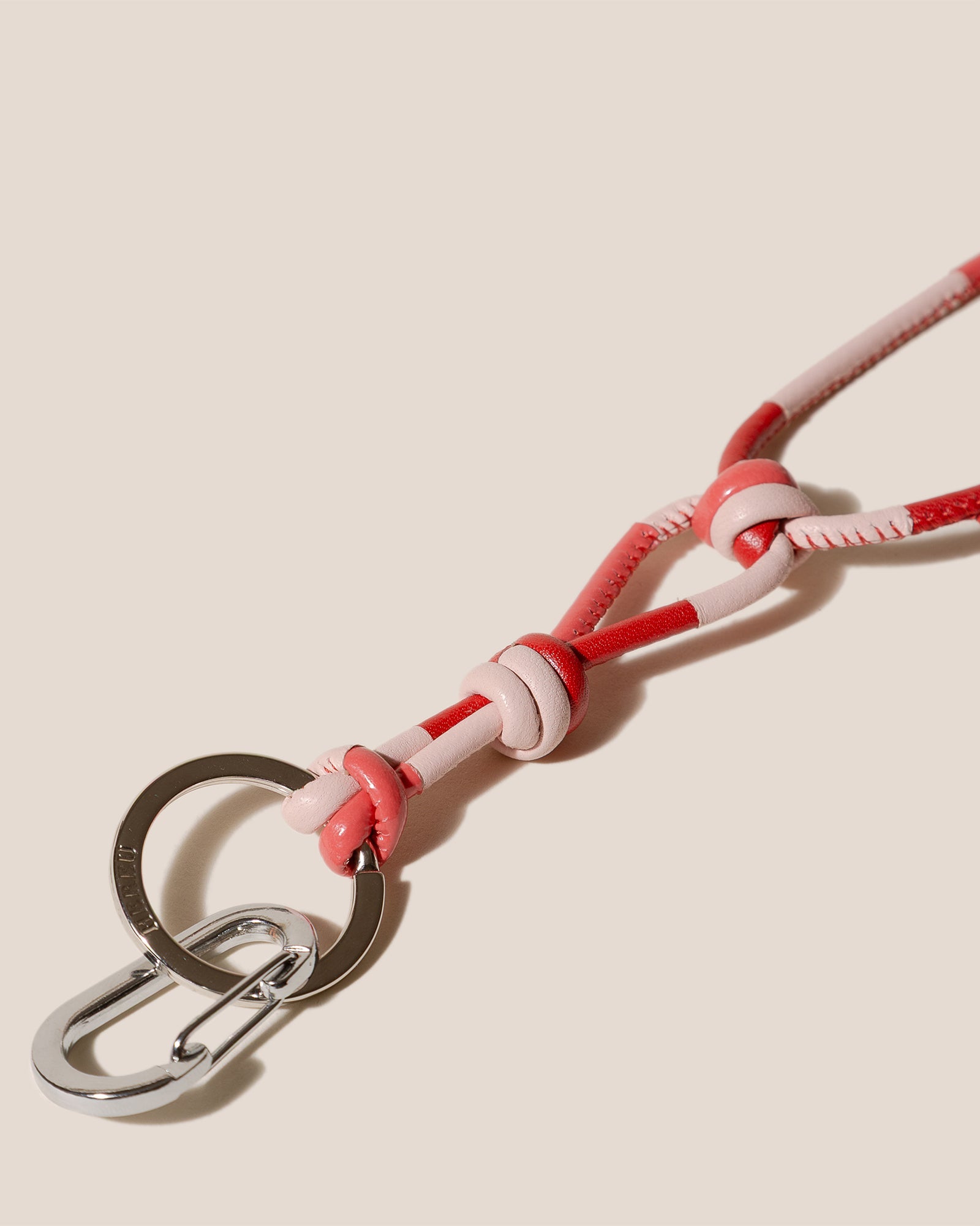 Hereu New GERANI KEYCHAIN - Hand-Knotted Patchwork Keychain - Women